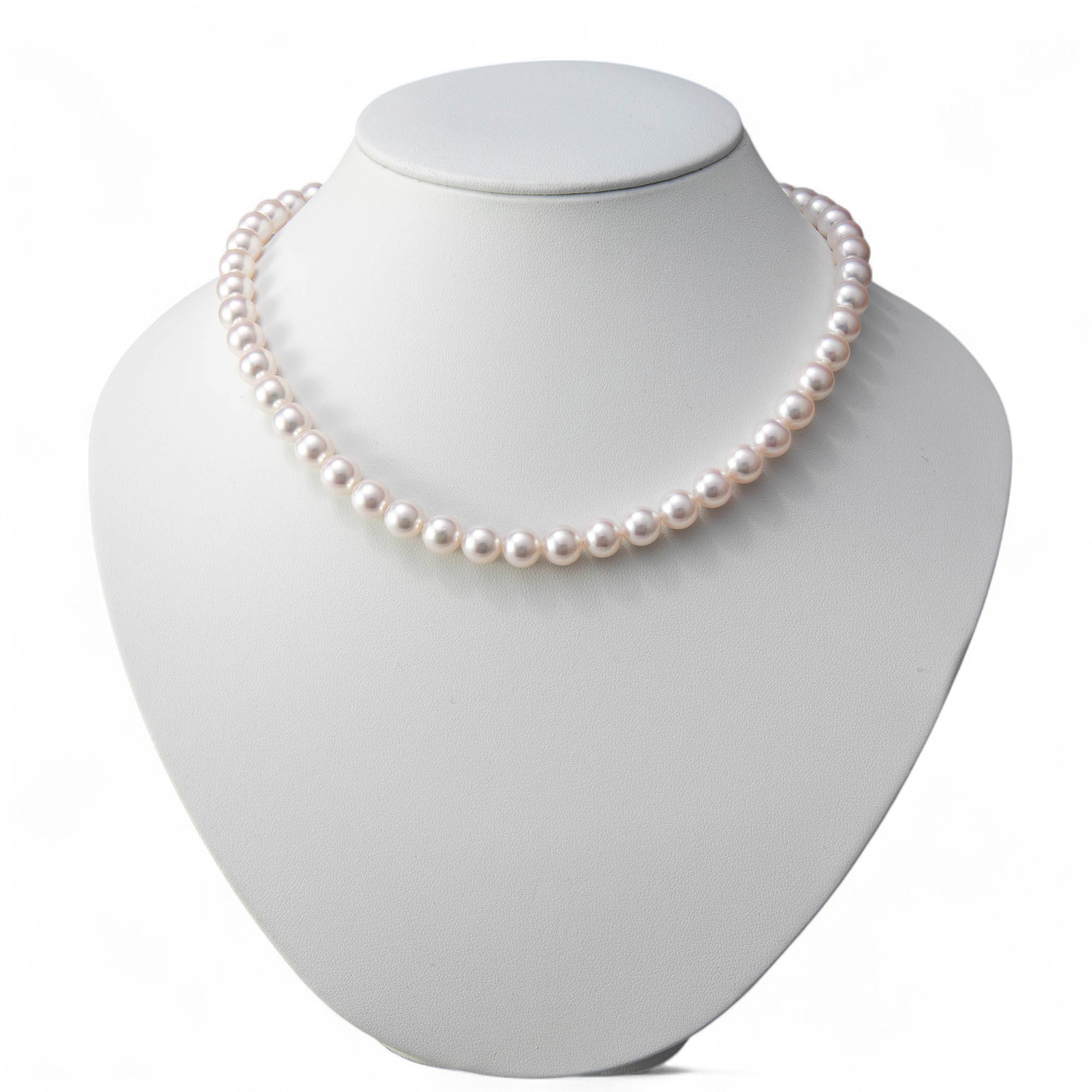 Akoya Pearl Necklace Set 8.0-8.5mm -Superior-
