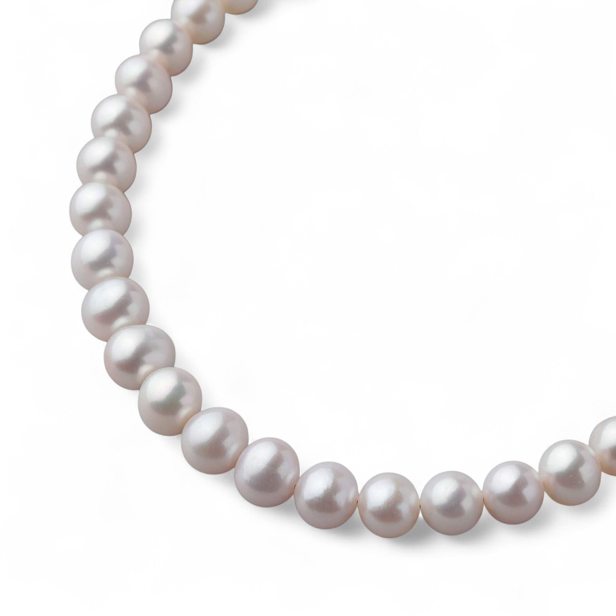 Freshwater Pearl Necklace Set 8.5–9.5mm High-Quality Grade
