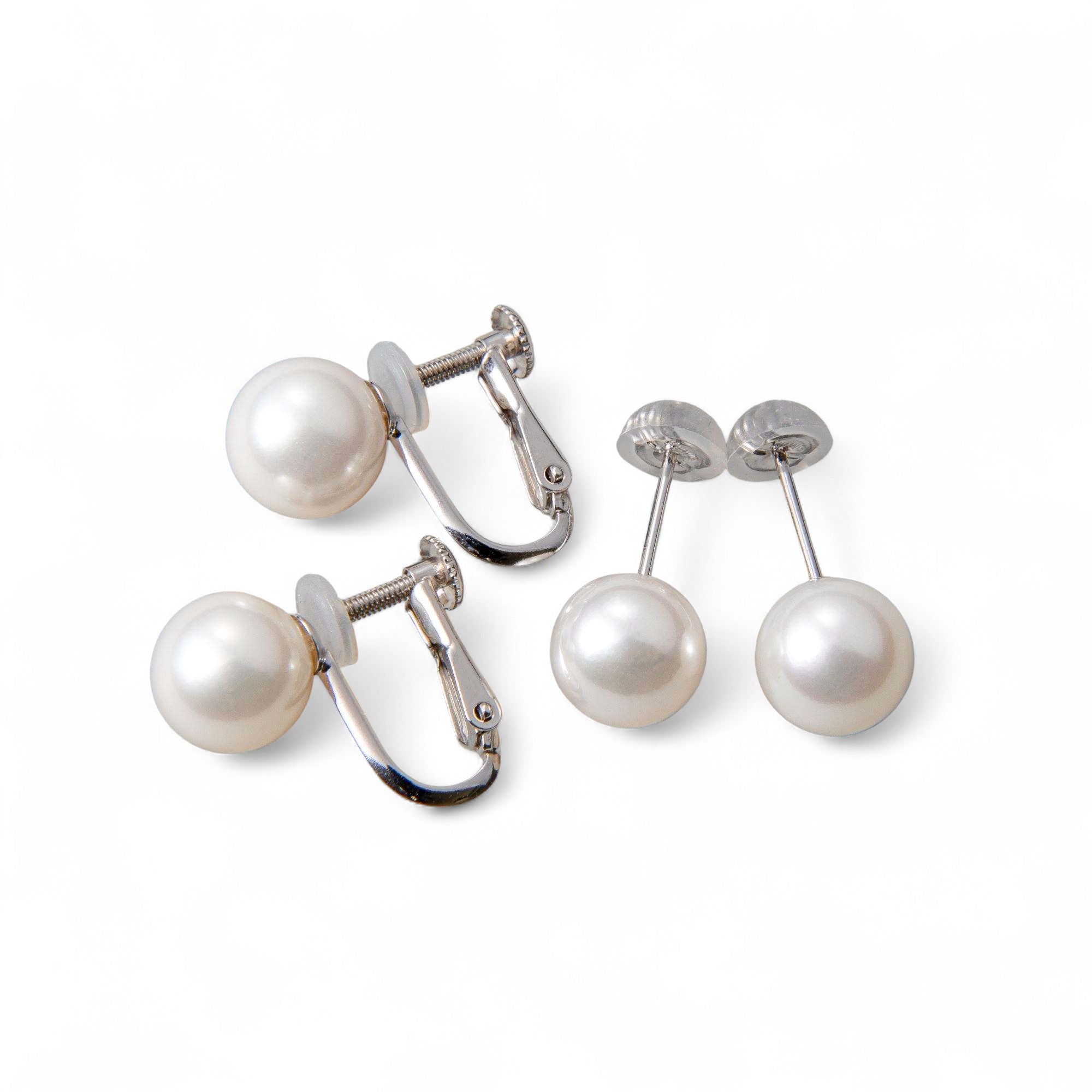 Freshwater Pearl Necklace Set 7.5–8.5mm High-Grade Quality