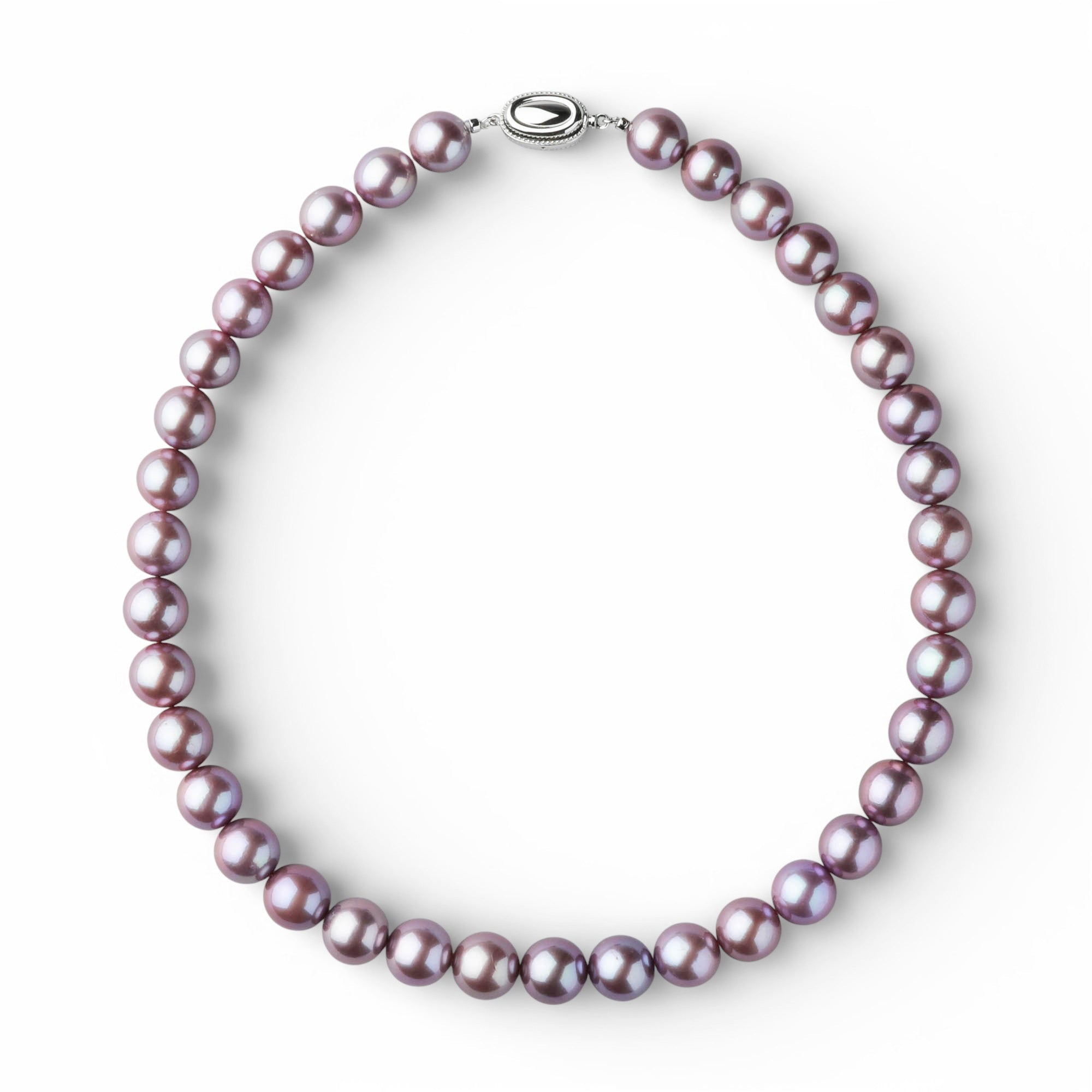 淡水珍珠項鍊 11-11.9毫米 翠鳥認證 -Mauvette-