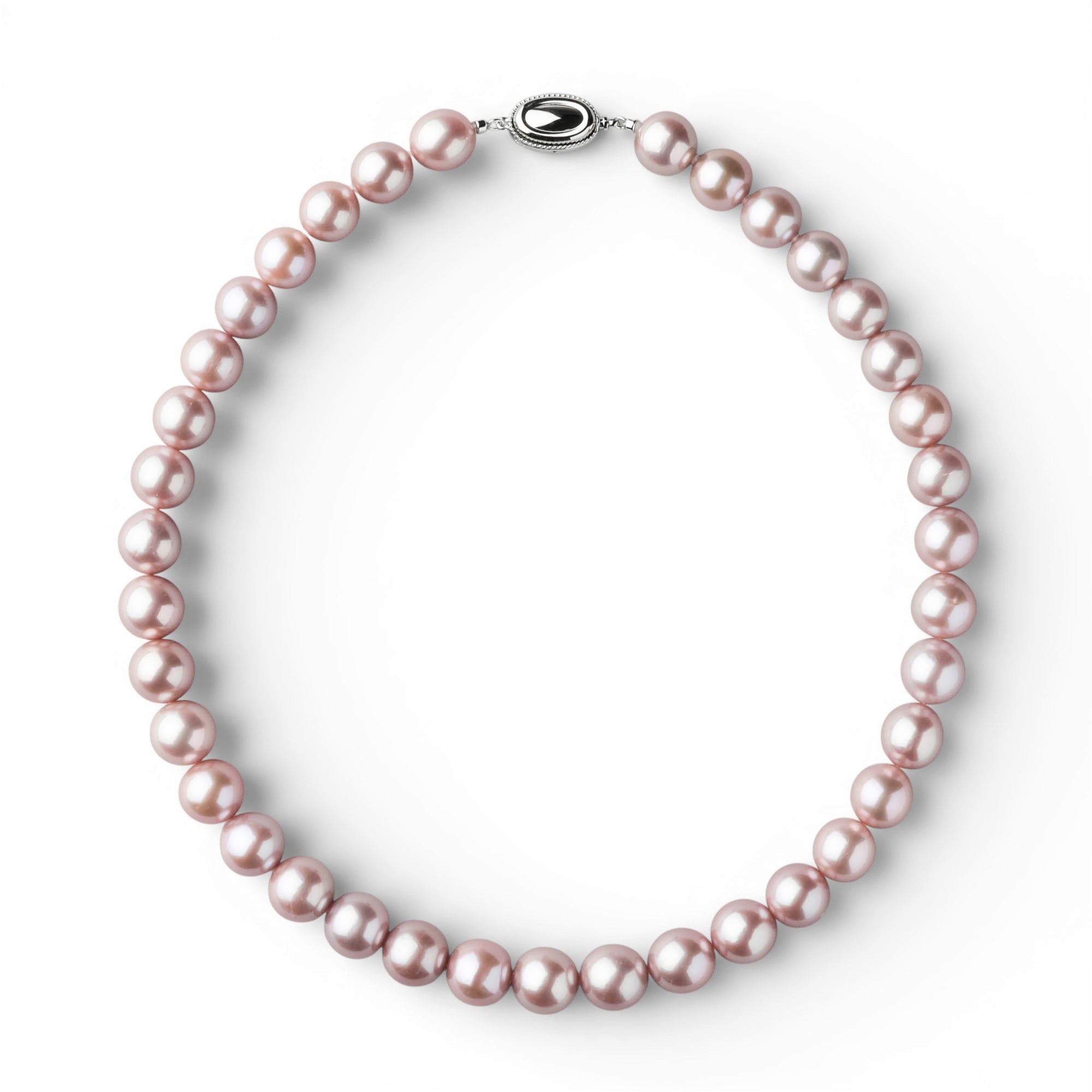 Freshwater Pearl Necklace 11.0-12.0mm Kingfisher Appraisal -Mauvette-