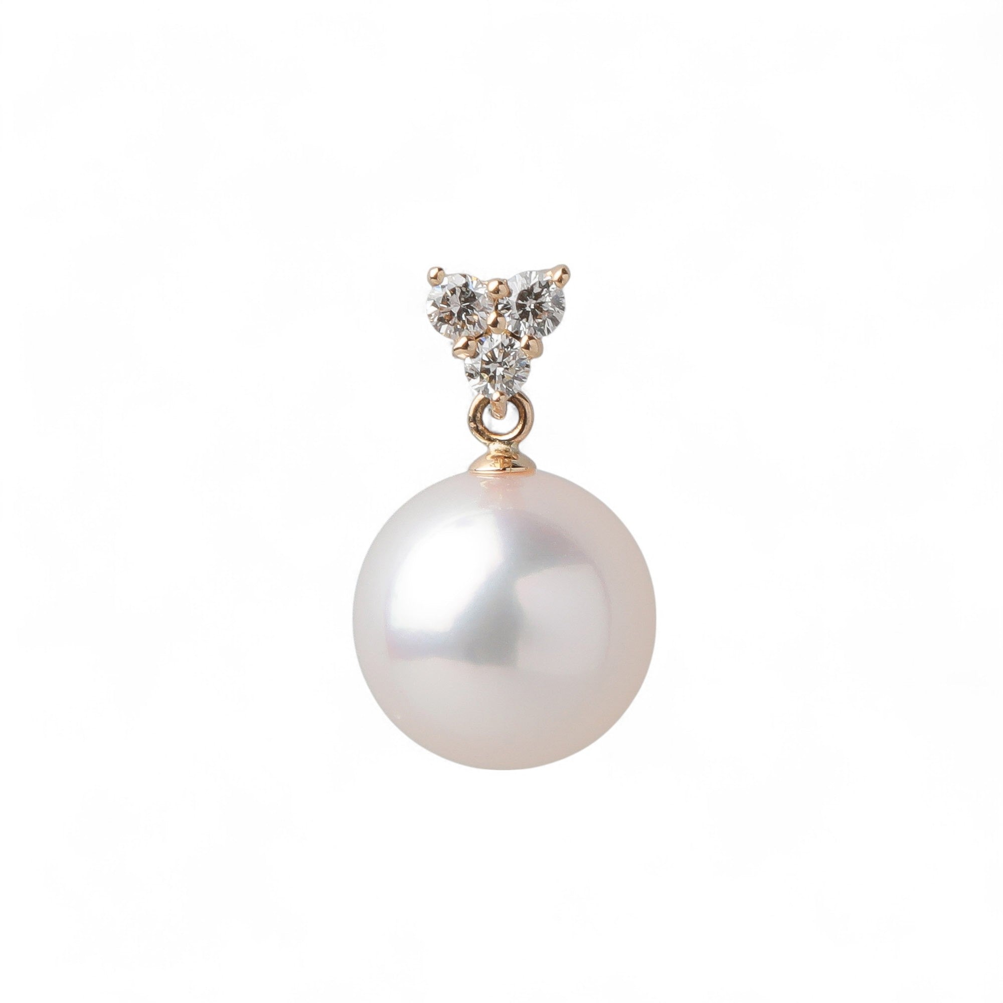 LUXE Akoya Pearl Pendant Top 8.5-9mm PT900/K18YG