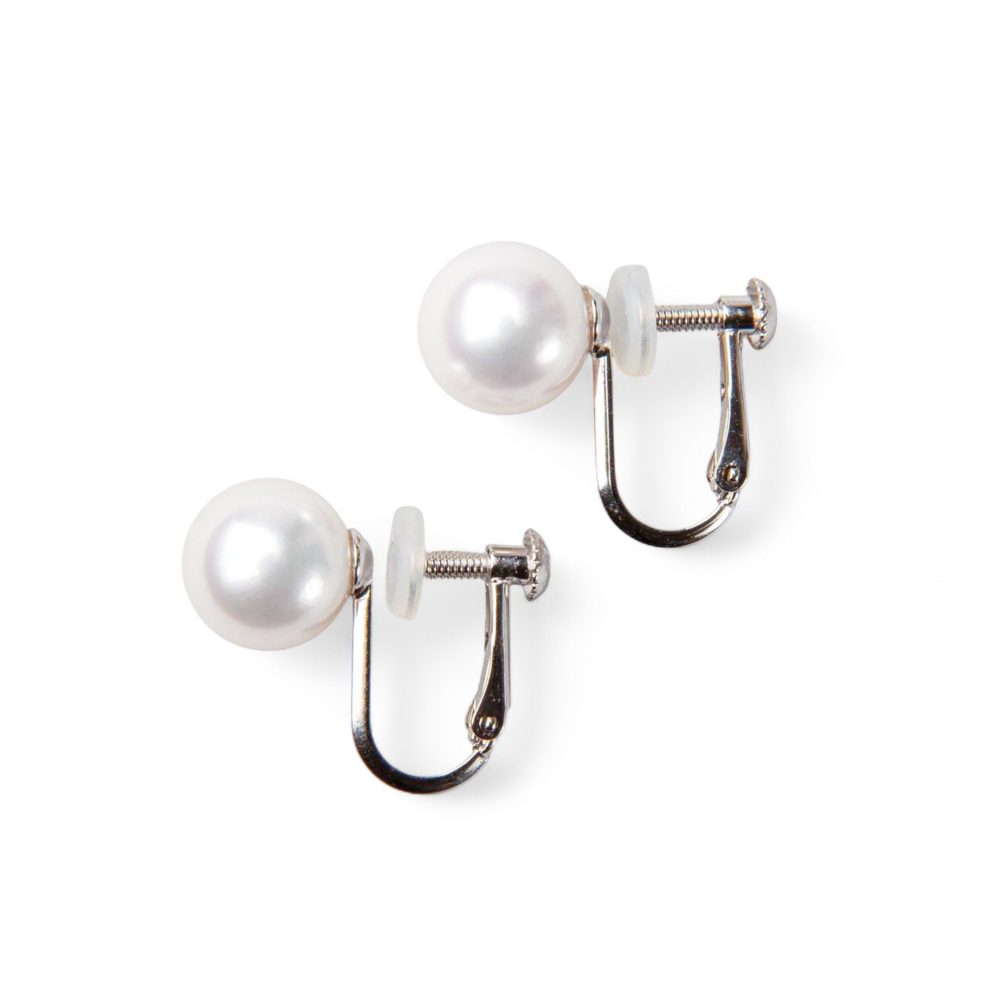 Akoya Pearl Clip-on Earrings 7.5-8.0mm K14WG