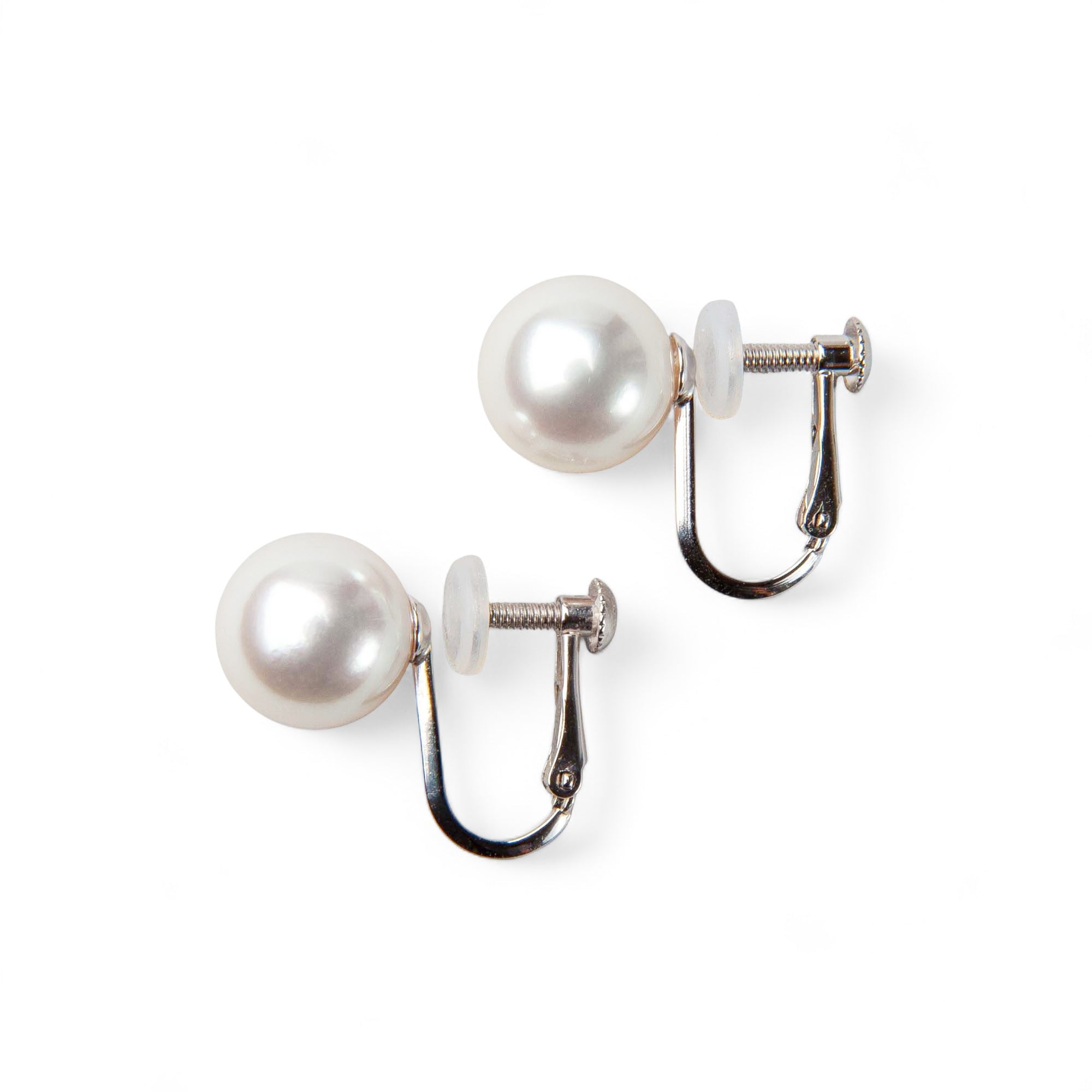 Akoya Pearl Clip-on Earrings 8.5-9.0mm K14WG