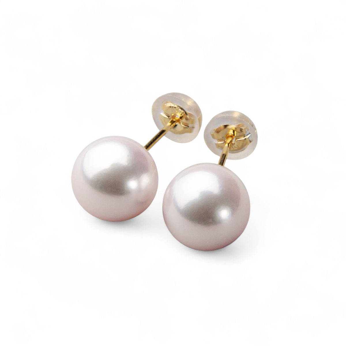 LUXE Akoya Pearl Earrings 8.5-9.0mm K18YG/PT900