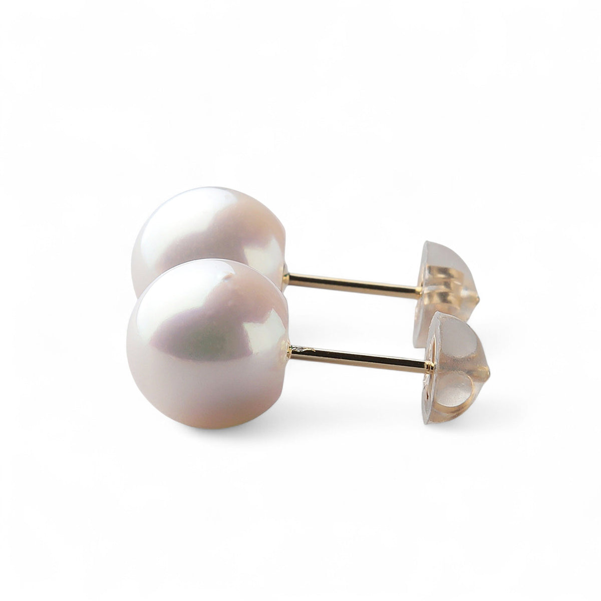 LUXE Akoya Pearl Earrings 8.5-9.0mm K18YG/PT900