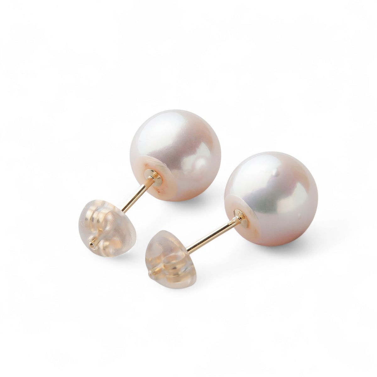 LUXE Akoya Pearl Earrings 8.5-9.0mm K18YG/PT900