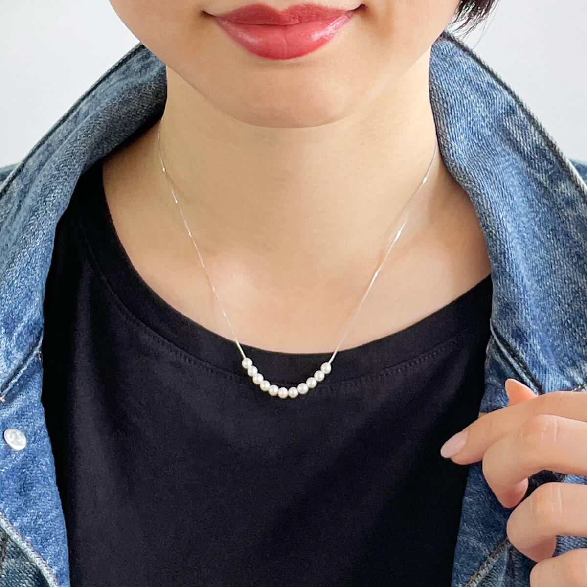 SMILEY Akoya Pearl Pendant 3.5–4.0mm K18WG/YG/PG