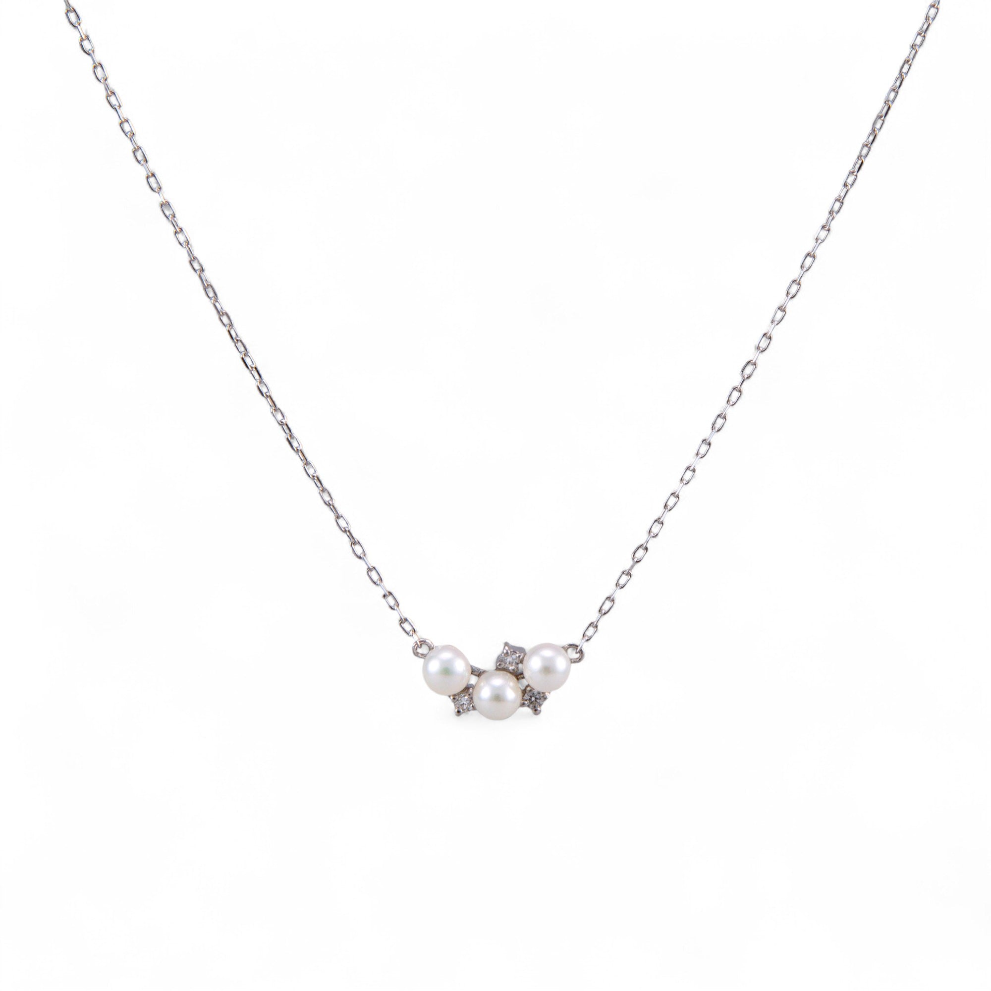 Petit Claire 阿古屋珍珠吊飾 3.0–3.5 mm K18WG/YG