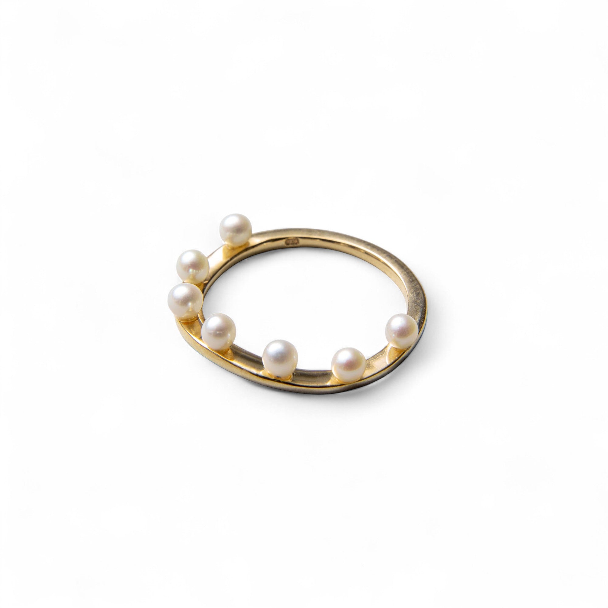 enSTYLE Freshwater Pearl Ring 2.5–3.0 mm K10YG