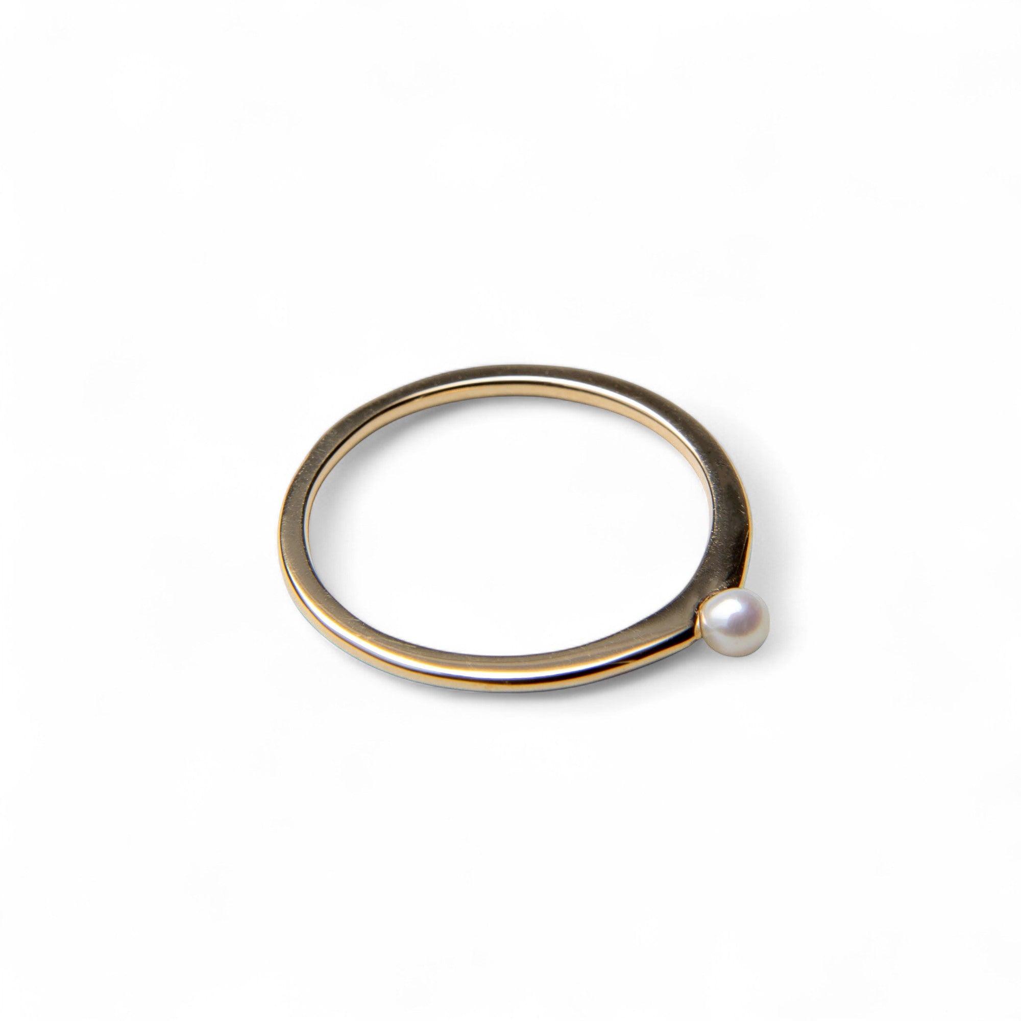 enSTYLE 淡水珍珠戒指 2.5–3.0 mm K10YG