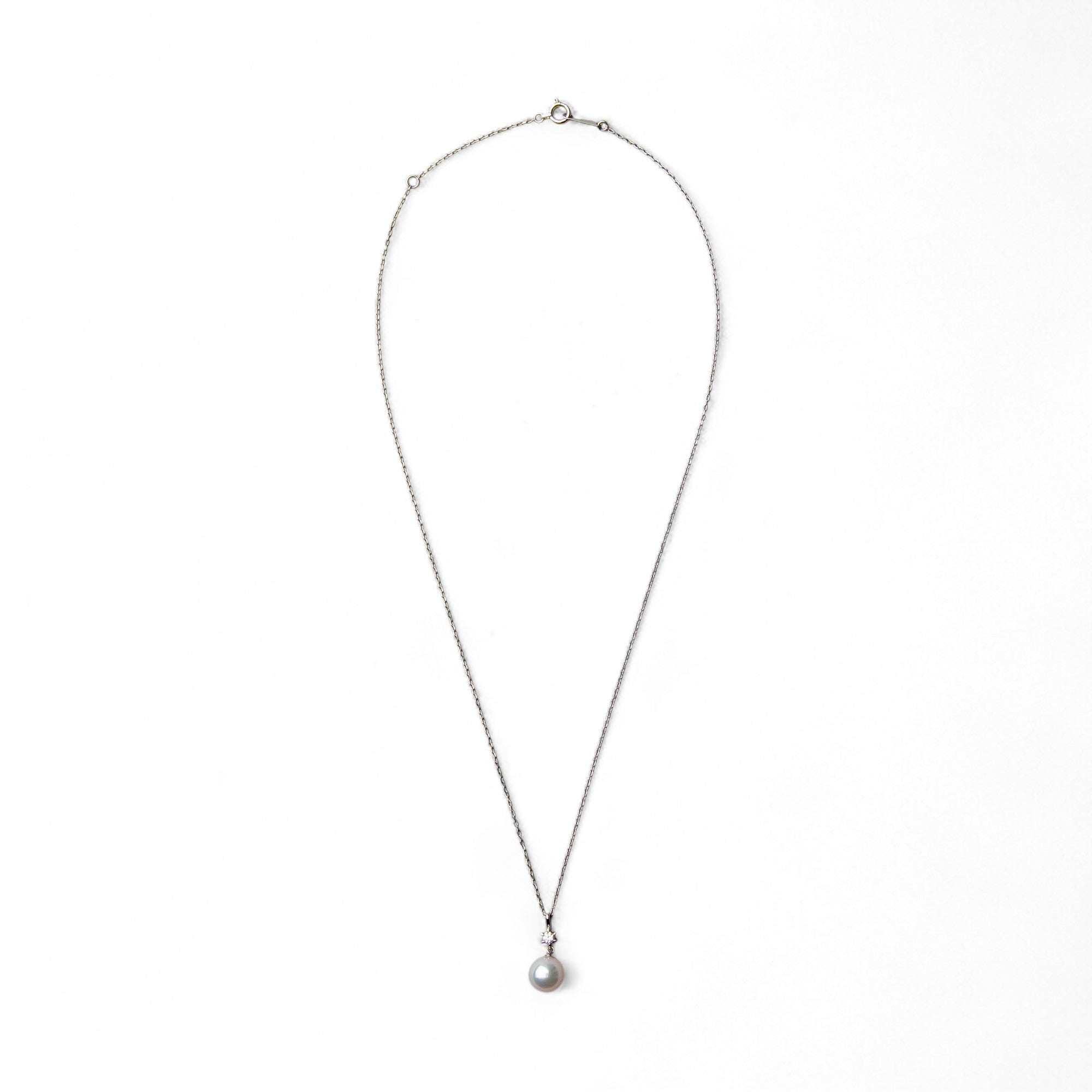 Akoya Pearl Pendant 7.5-8.0mm K18WG/K18YG