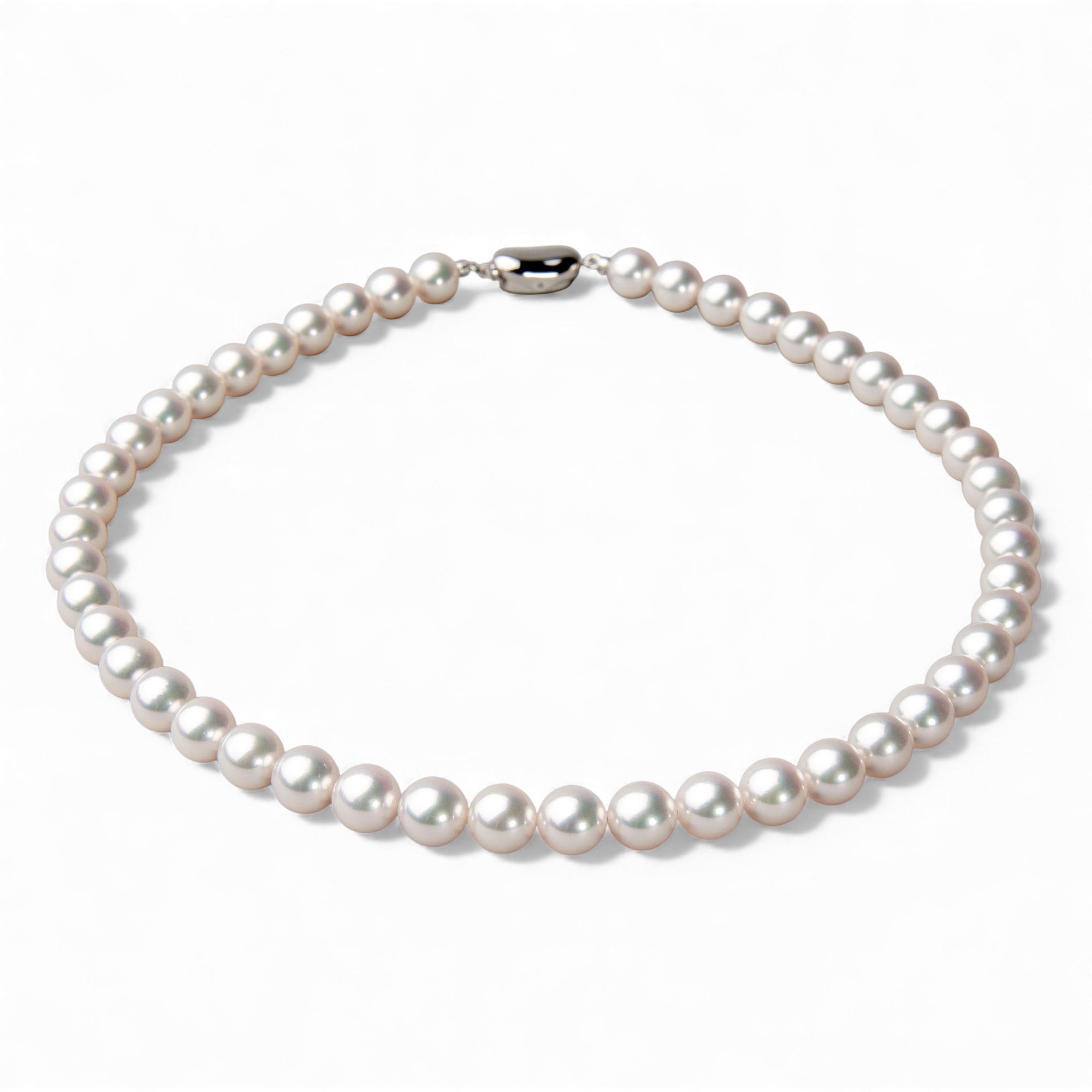 花珠 Akoya 珍珠項鍊 8.5-9.0mm -附 GIA 證書-