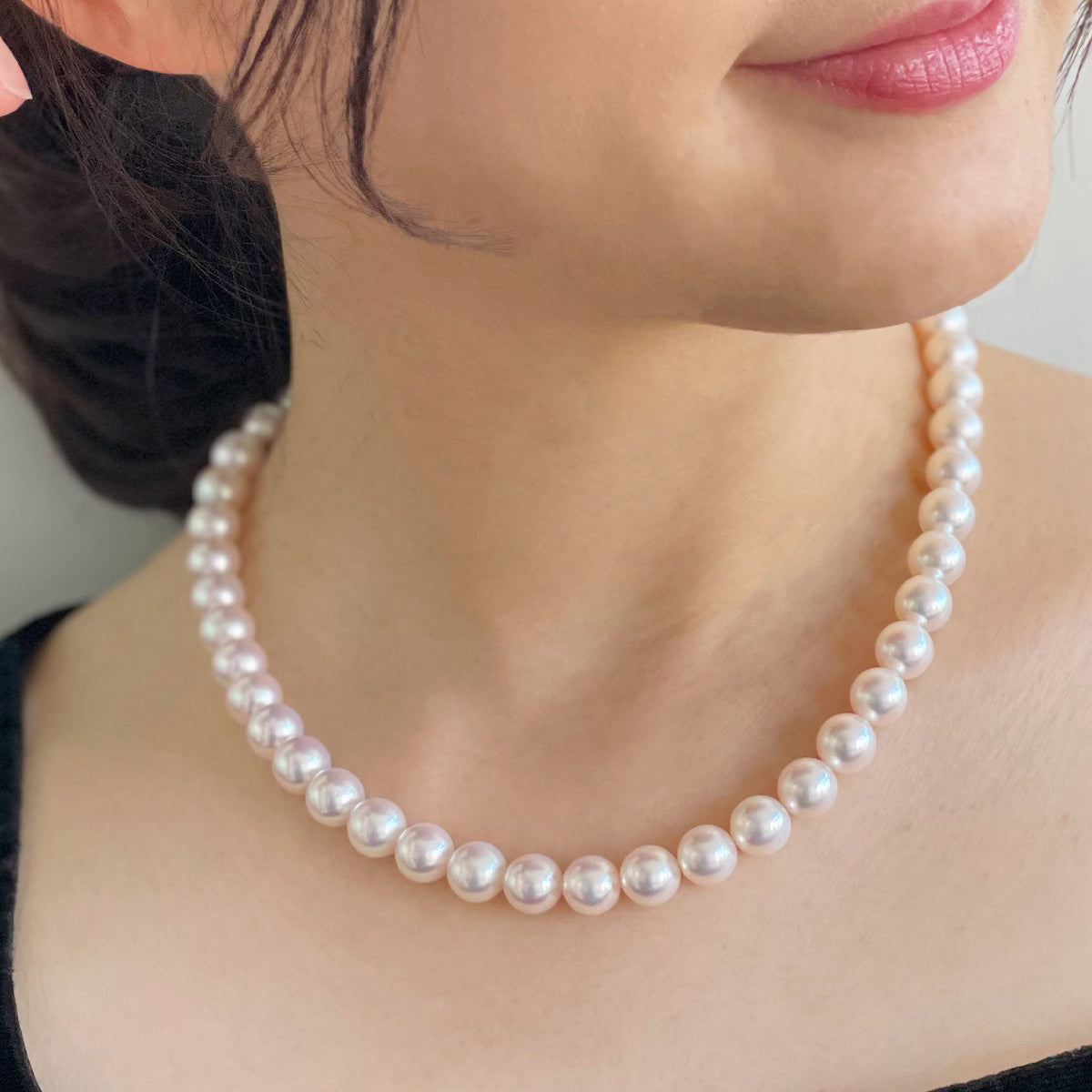 HANADAMA Akoya Pearl Necklace 9.0–9.5mm