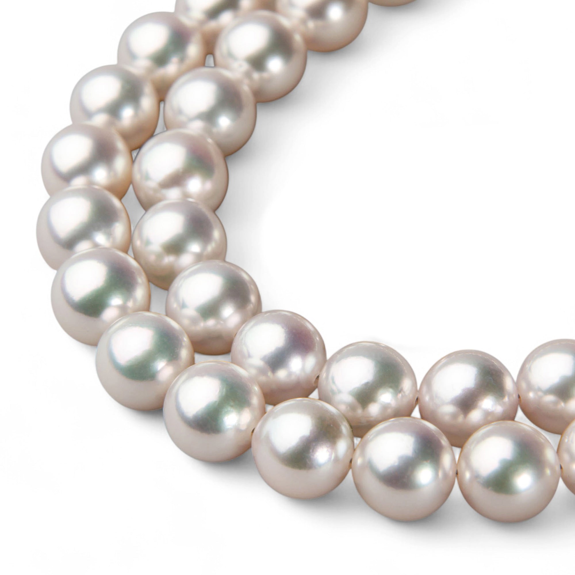 HANADAMA Akoya Pearl Necklace 9.0-9.5mm