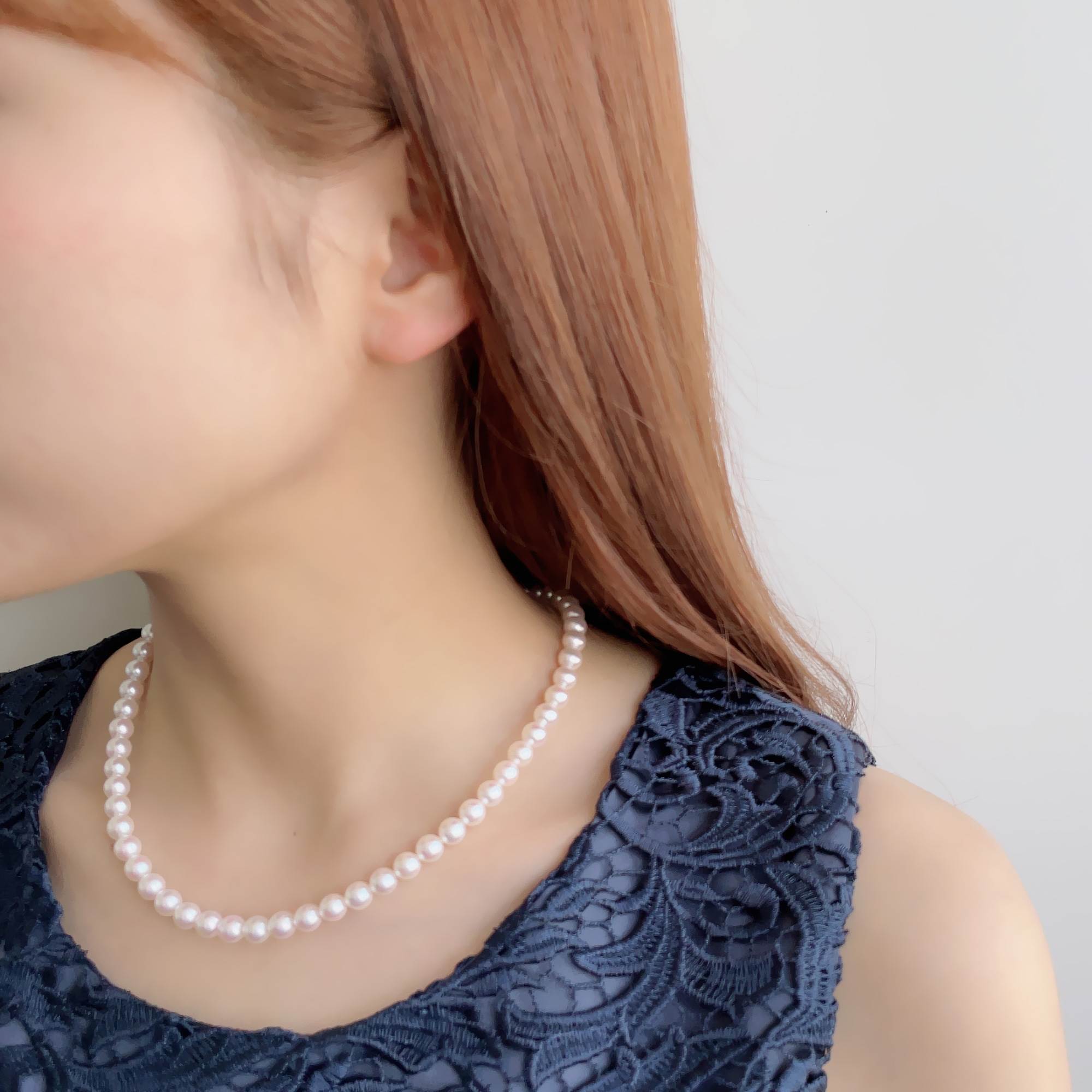 HANADAMA Akoya Pearl Necklace 6.5-7.0mm