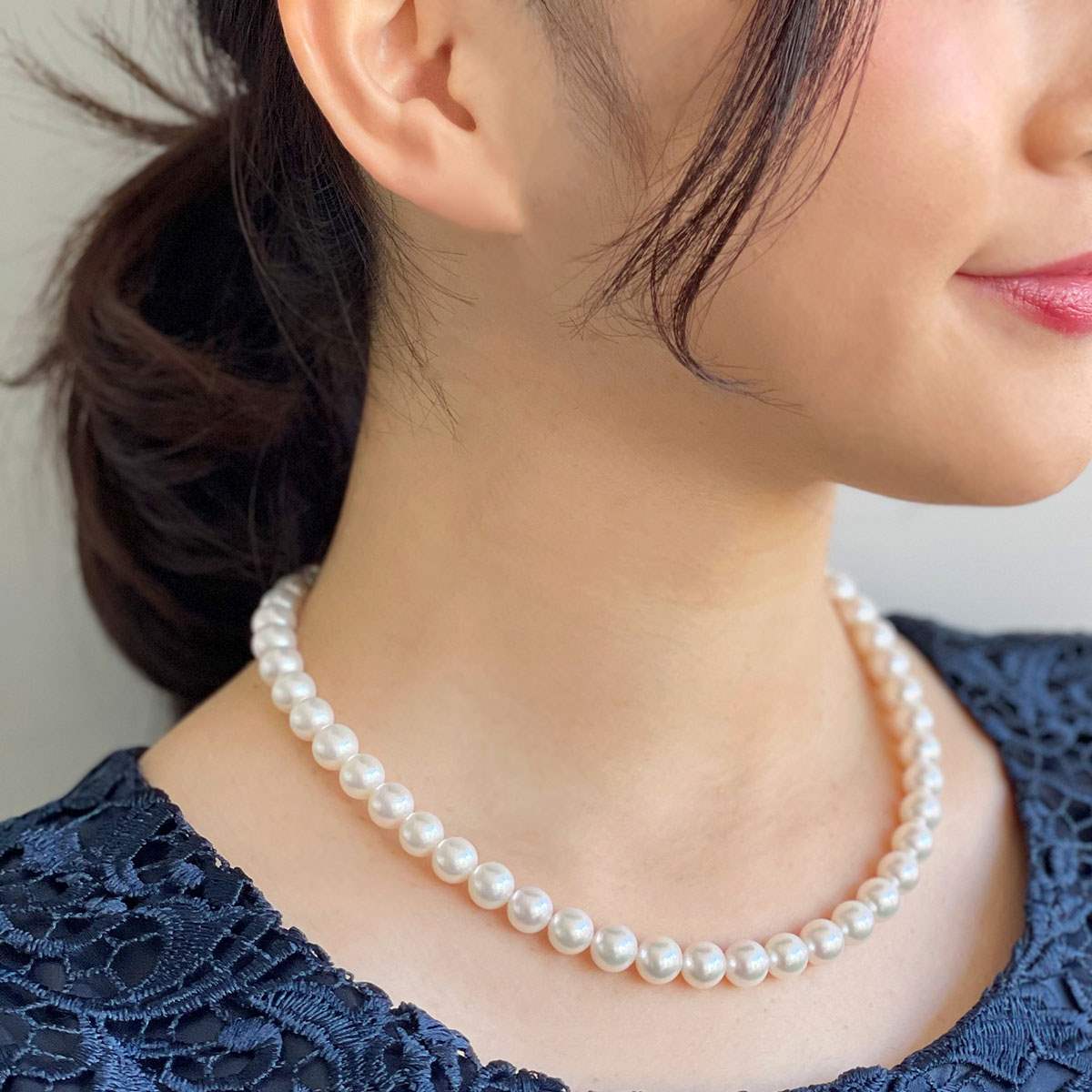 HANADAMA Akoya Pearl Necklace 8.5-9.0mm