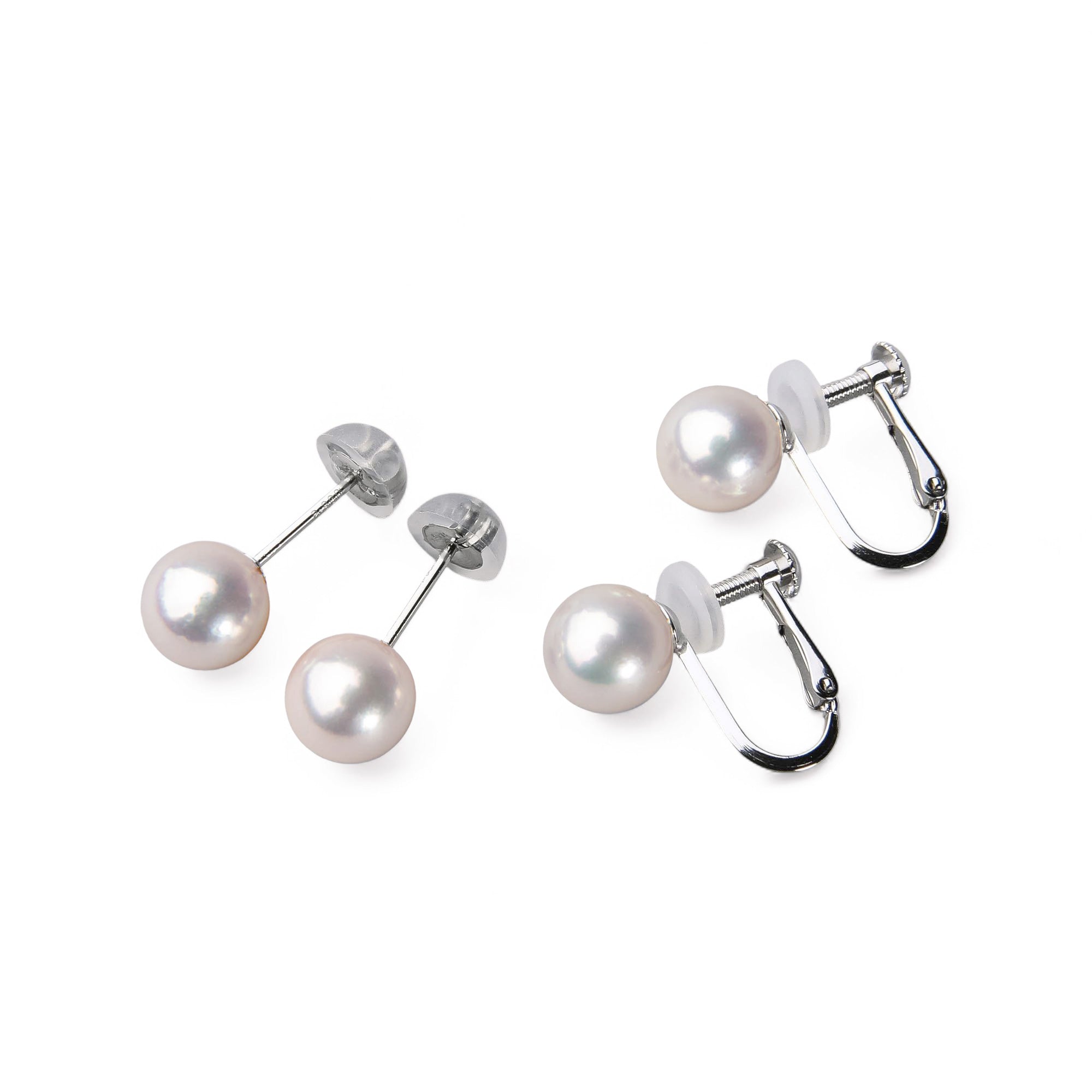 HANADAMA Akoya Pearl Necklace Set 6.5-7.0mm