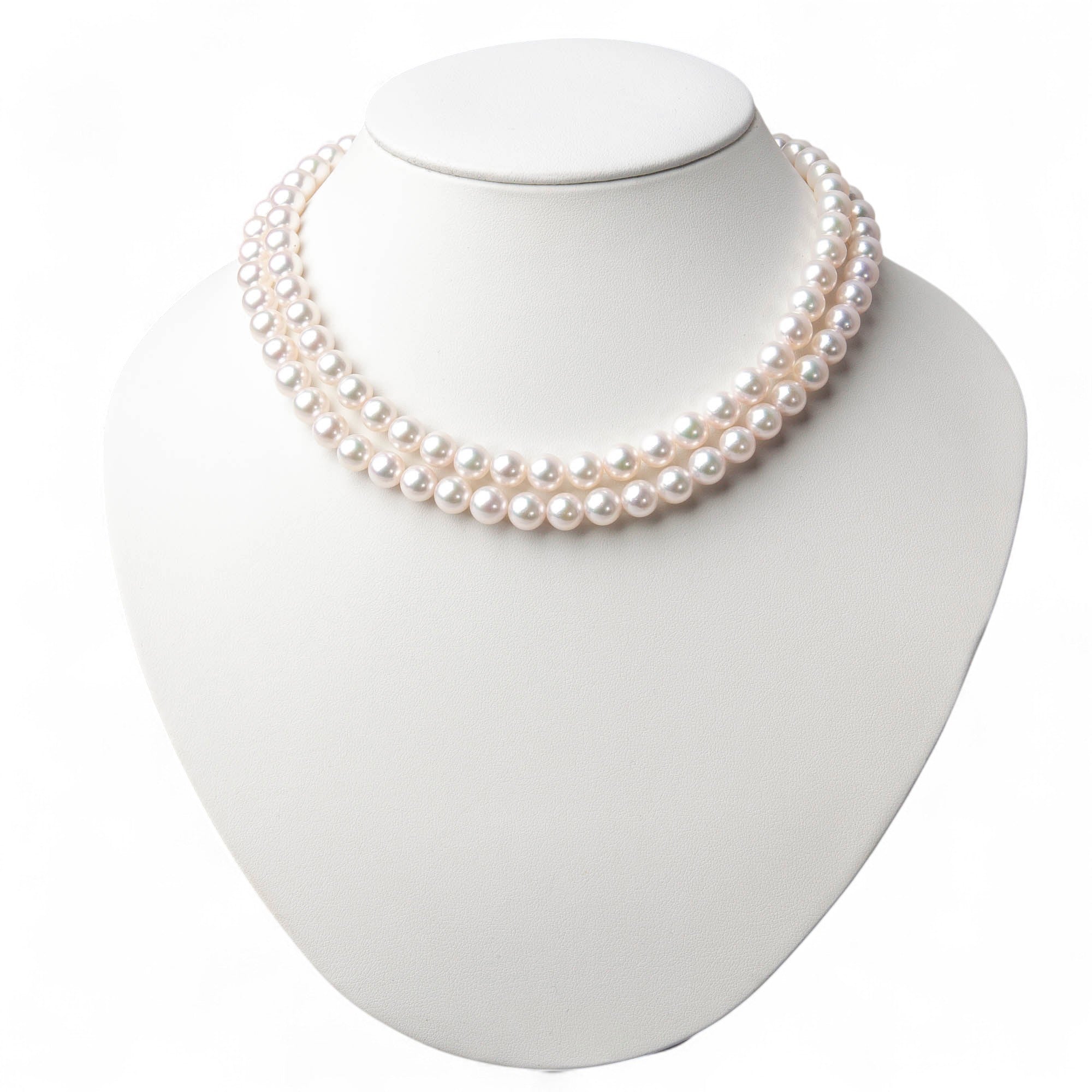 HANADAMA Akoya Pearl Long Necklace 7.5-8.0mm