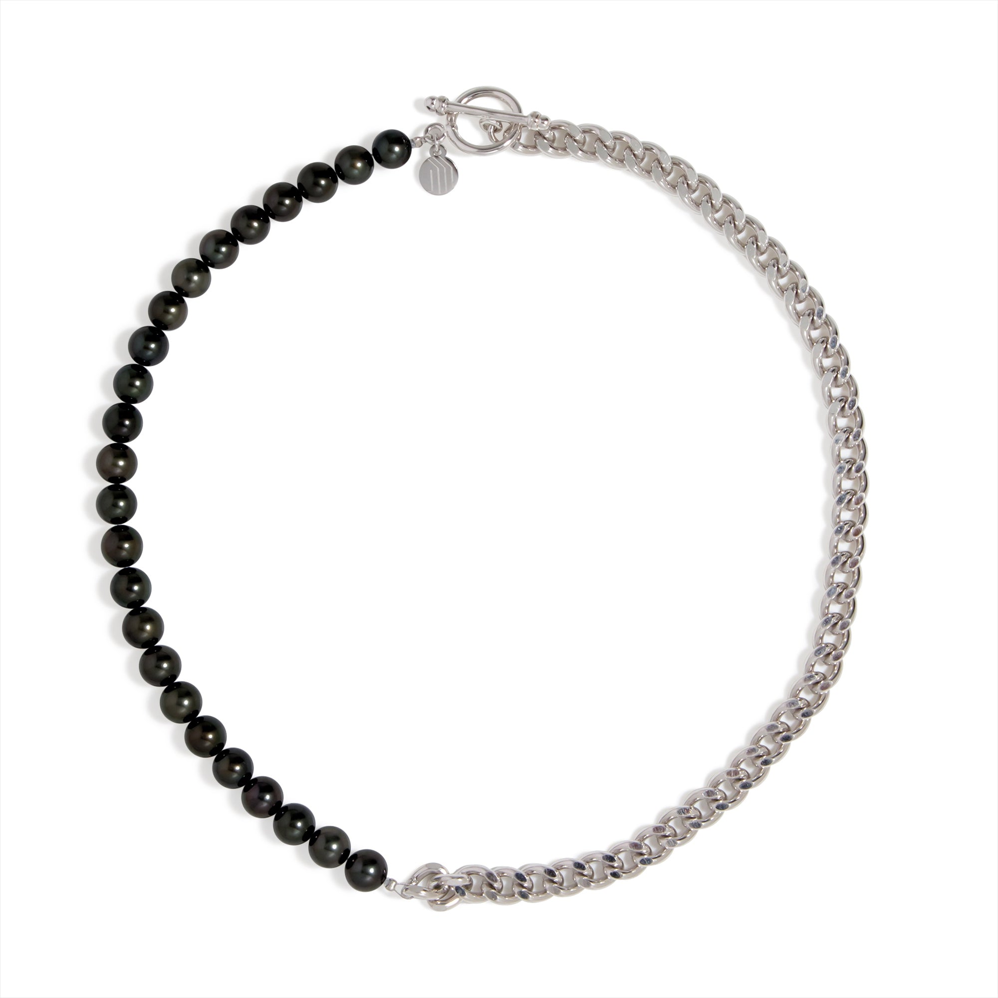 Martine Necklace Akoya Black Pearl 7.0-7.5mm SV925 / 42cm