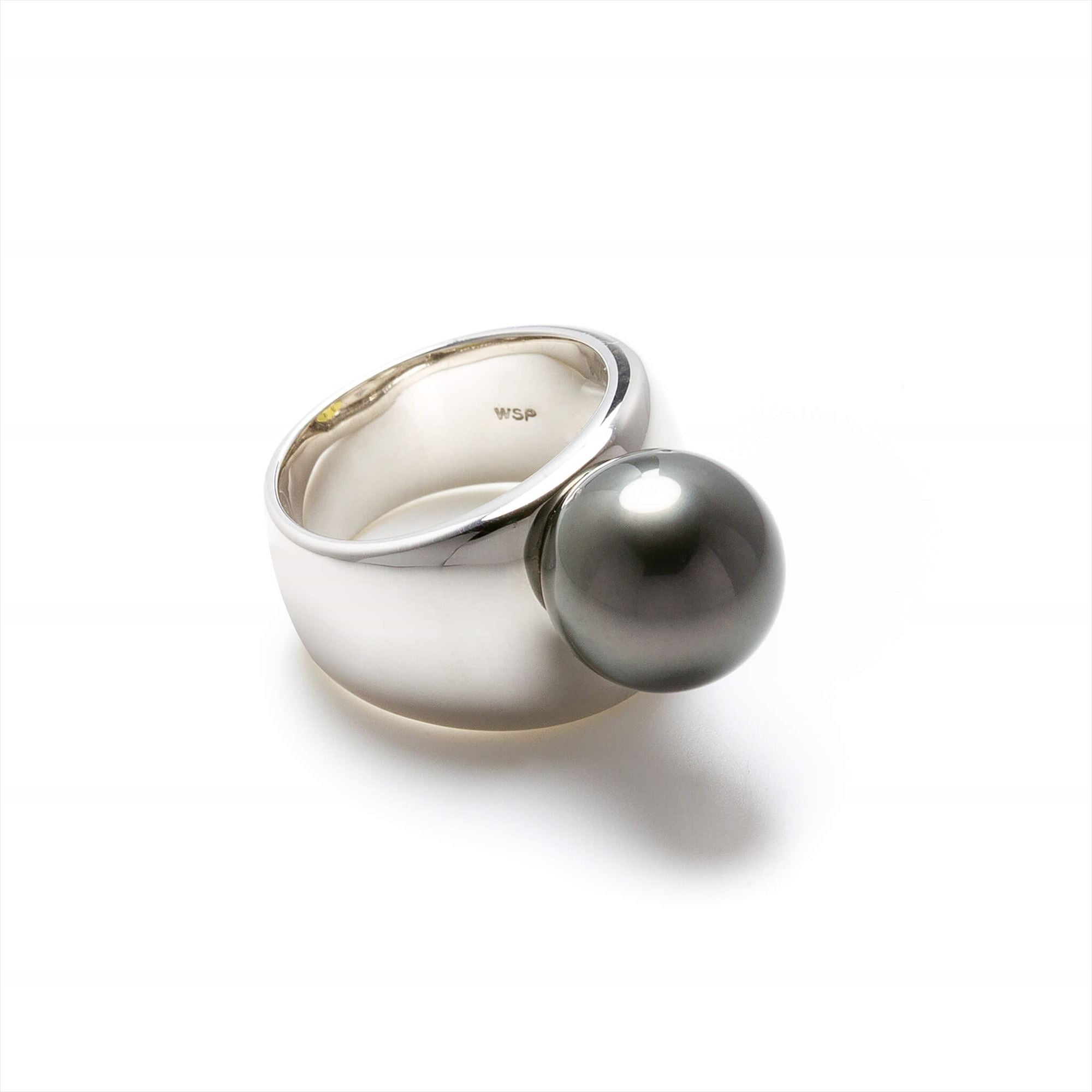 Margot Ring Tahitian Black Pearl 11mmUP SV925