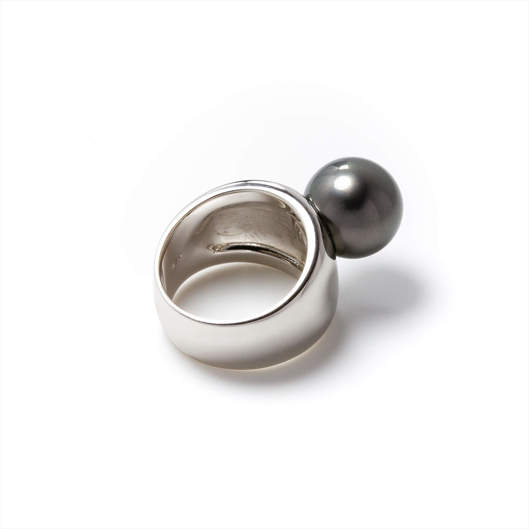 Margot Ring Tahitian Black Pearl 11mmUP SV925