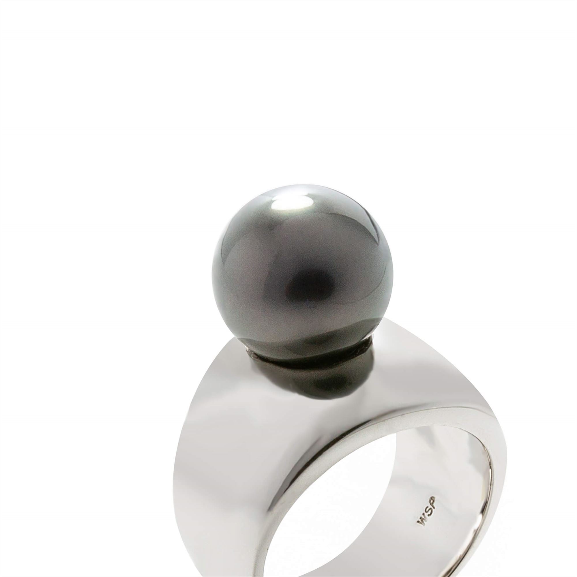 Margot Ring Tahitian Black Pearl 11mmUP SV925