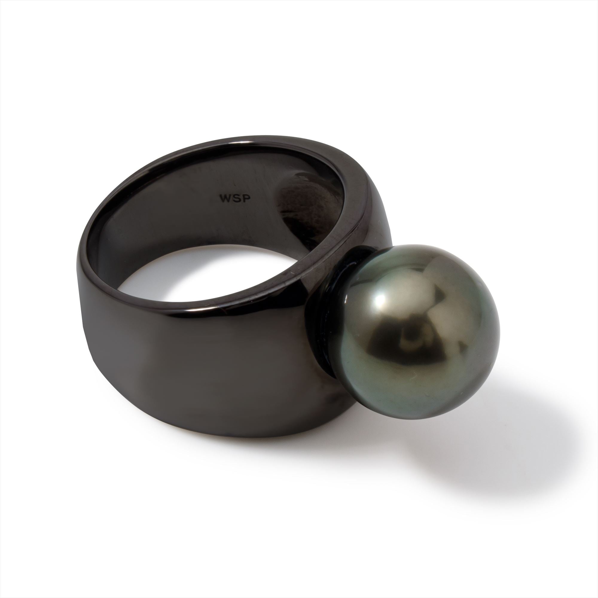 Margot Ring Tahitian Black Pearl 10mmUP SV925 BP