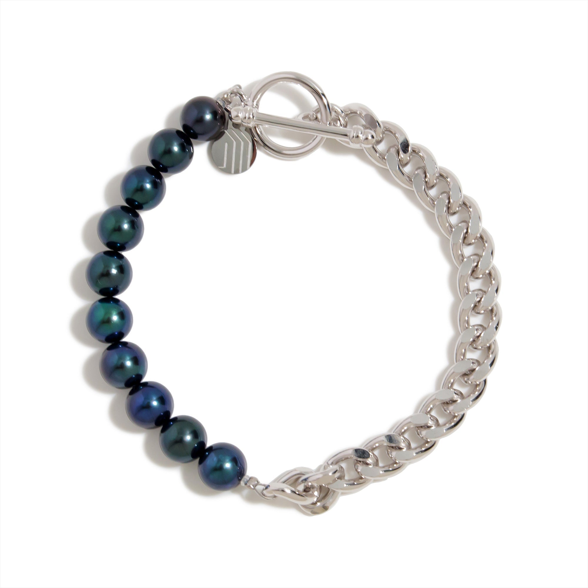 Martine Bracelet Akoya Black Pearl 7.0-7.5mm SV925