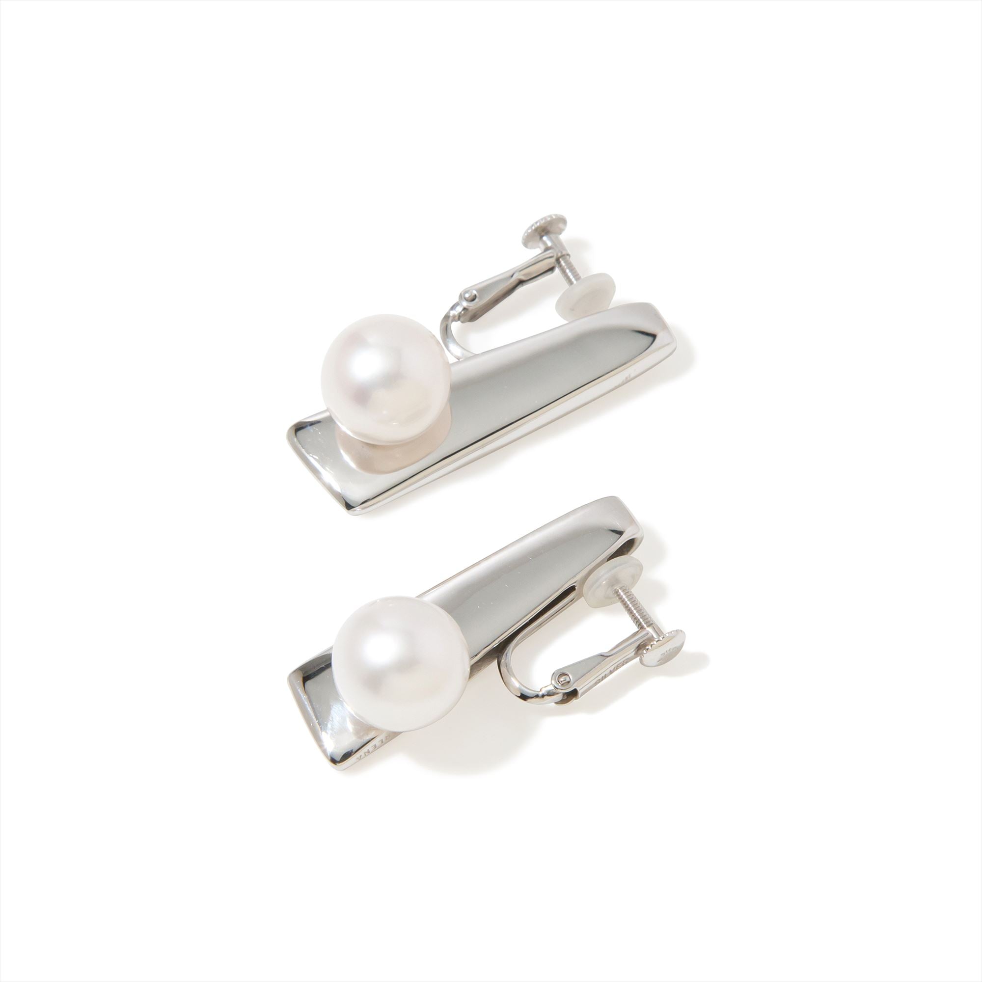 Maud Clip-on Earrings Freshwater Pearl 10mmUP SV925 GP