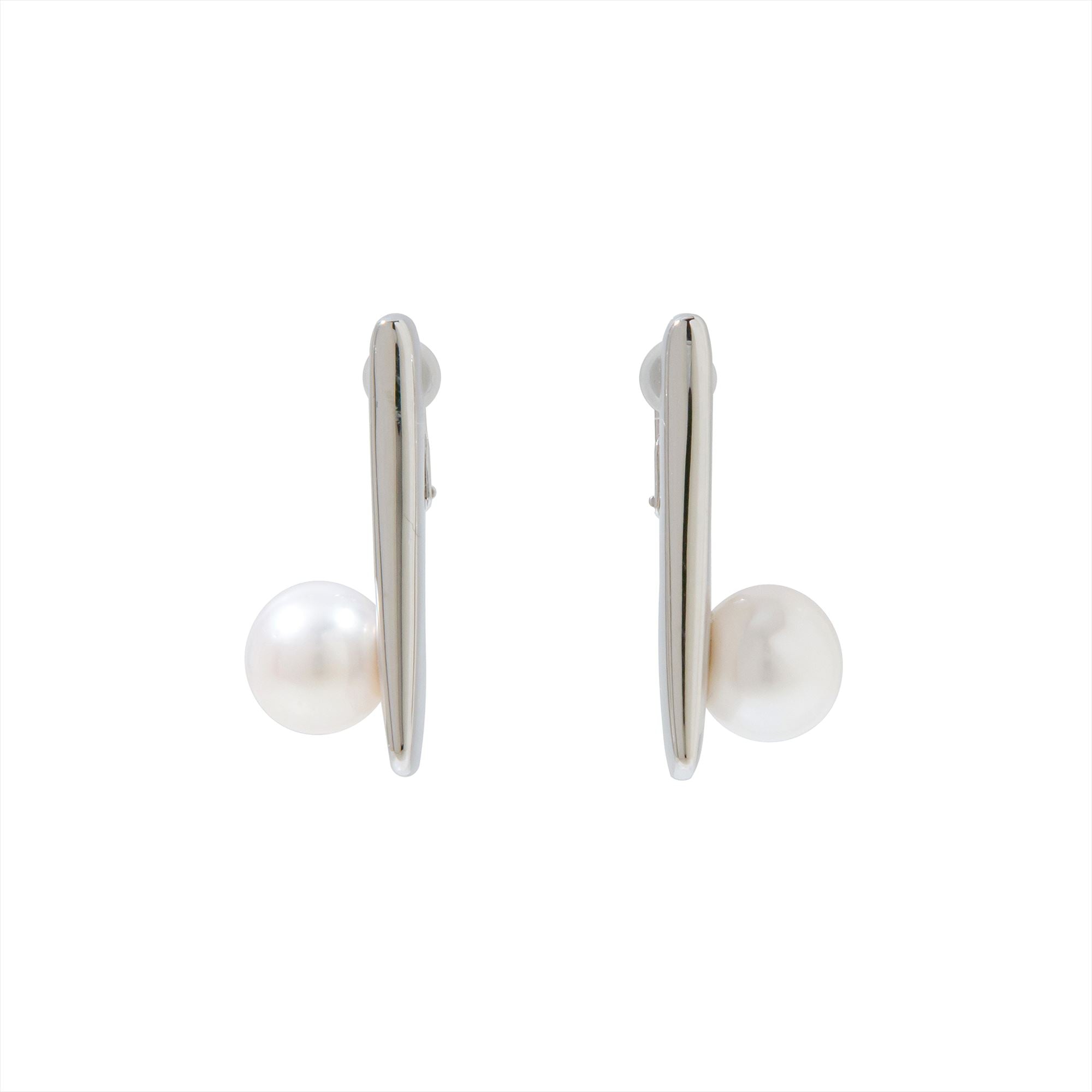 Maud Clip-on Earrings Freshwater Pearl 10mmUP SV925 GP