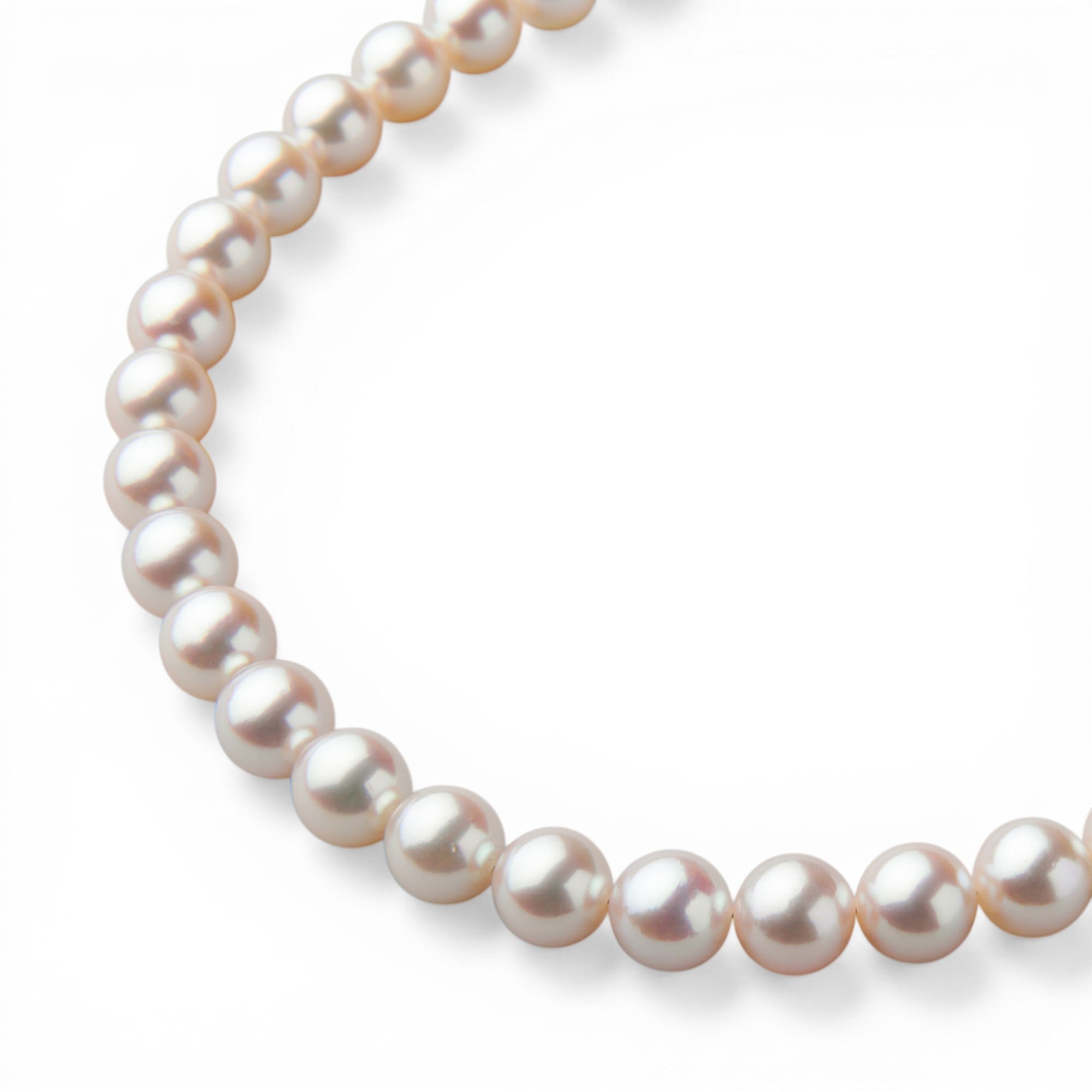 Akoya Pearl Necklace 8.0-8.5mm Aurora Akoya Queen Certified