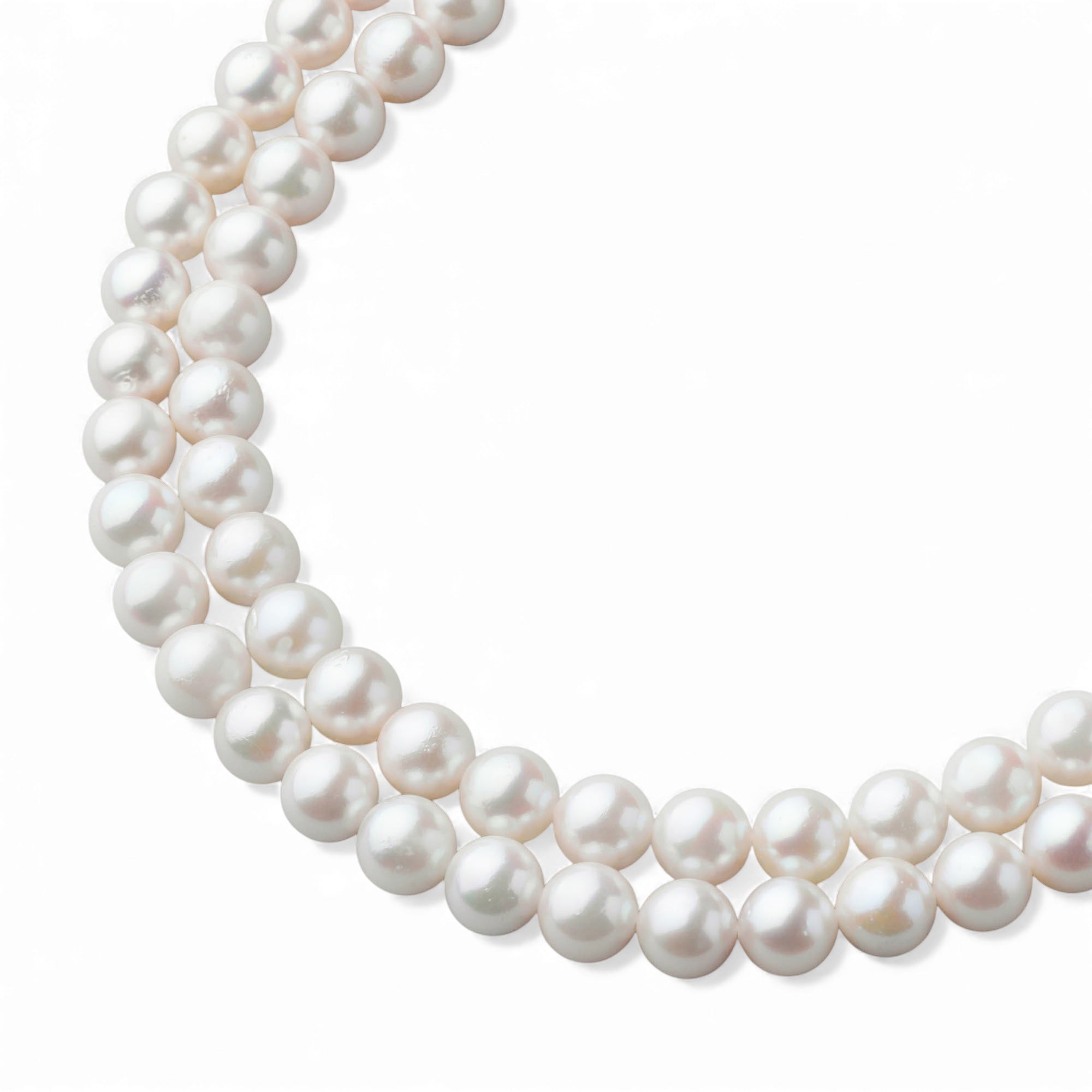 Akoya珍珠長項鍊，珠徑7.5-8.0毫米，長度120厘米