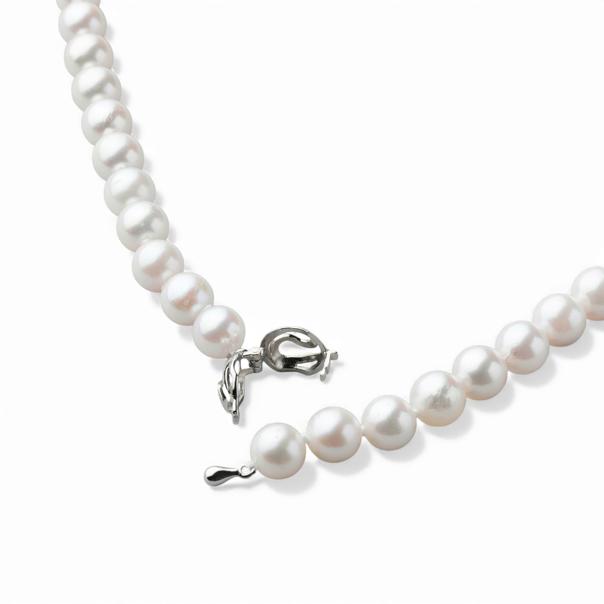 Akoya珍珠長項鍊，珠徑7.5-8.0毫米，長度120厘米