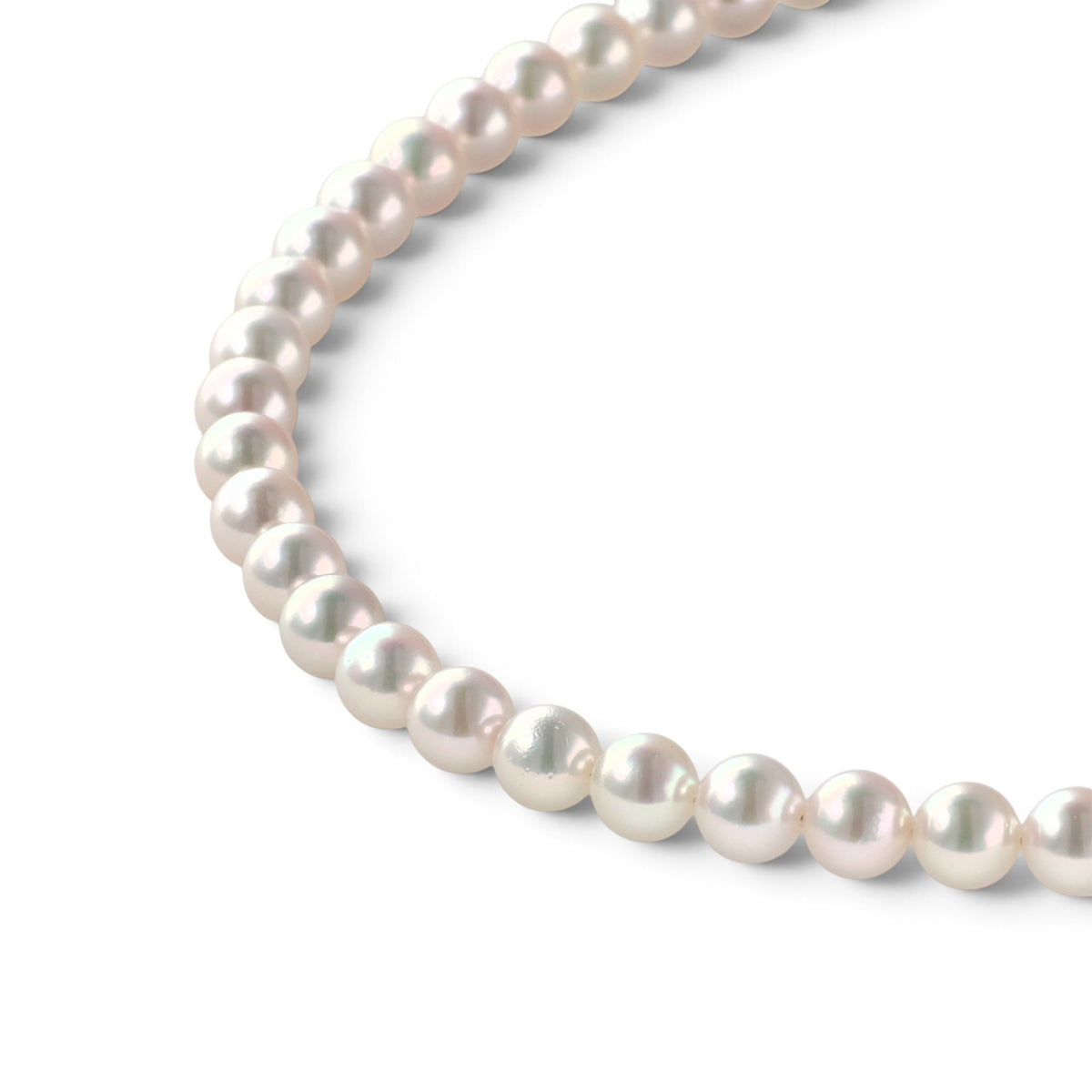 Akoya Pearl Necklace 6.5-7.0mm Ribbon Clasp