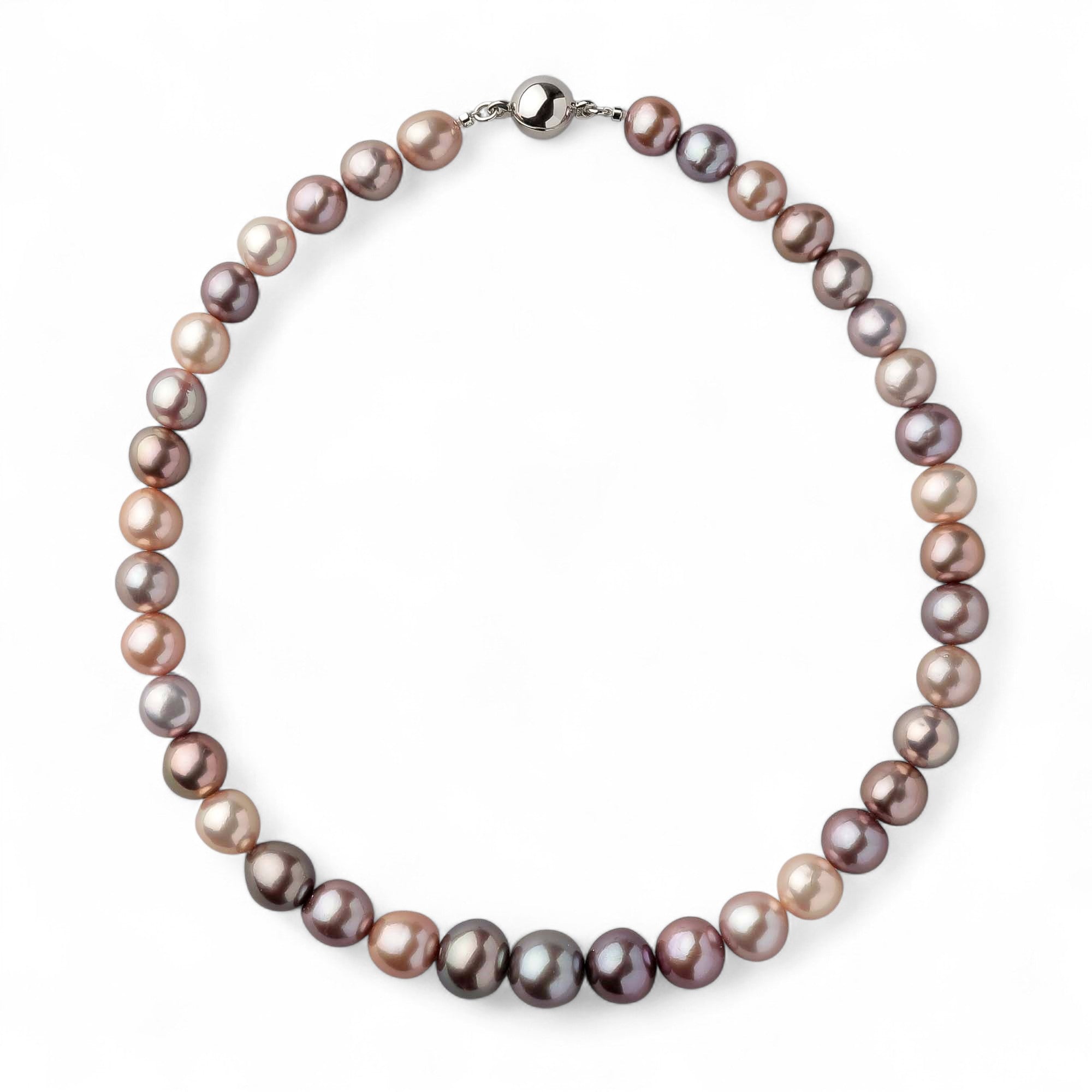 Freshwater Pearl Necklace 10–13mm Multicolor -plumberry-