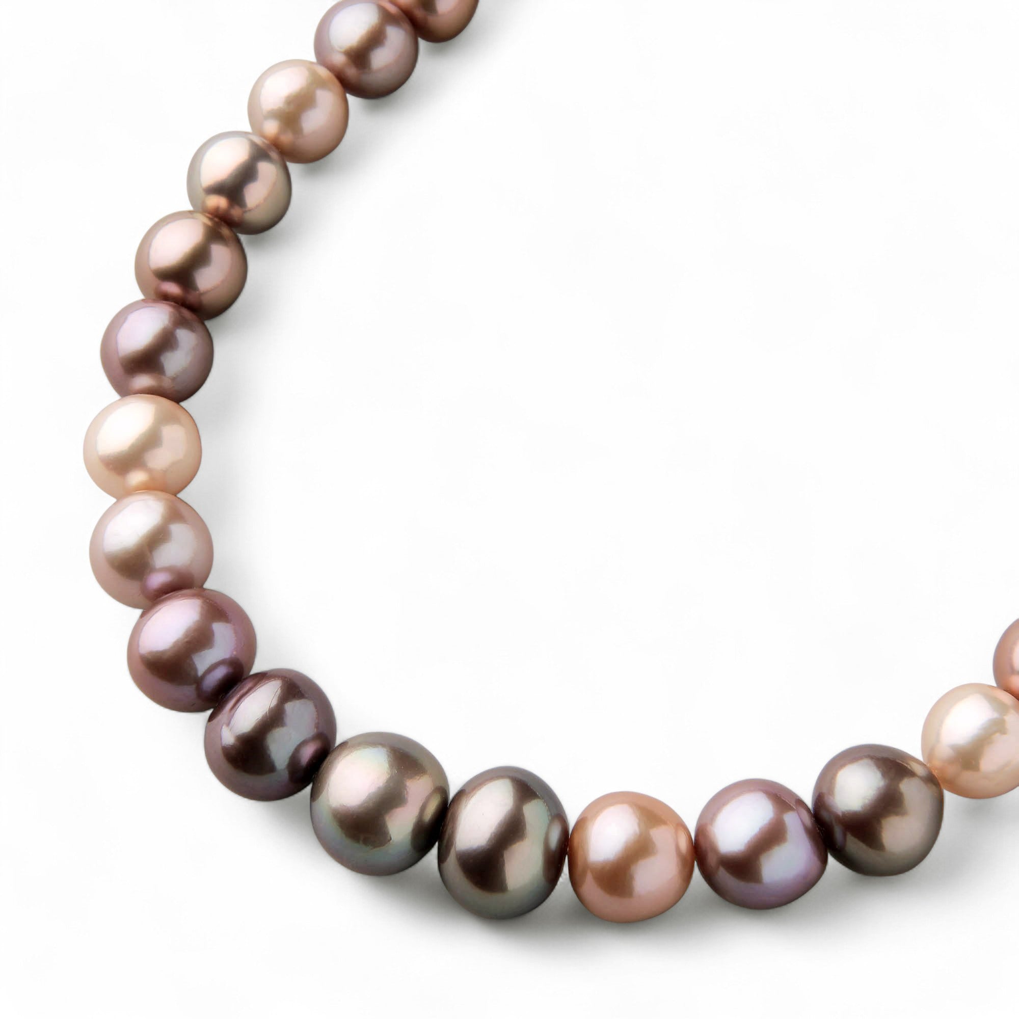 Freshwater Pearl Necklace 10–13mm Multicolor -plumberry-
