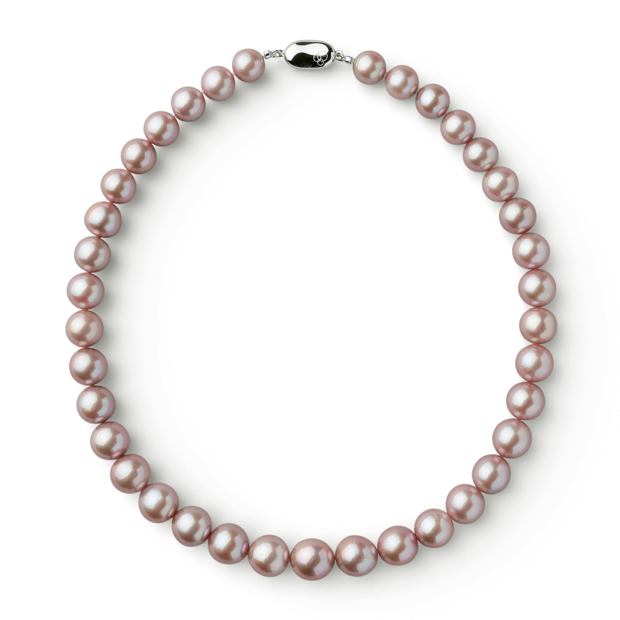 淡水珍珠項鍊，10-12毫米 -Mauvette-
