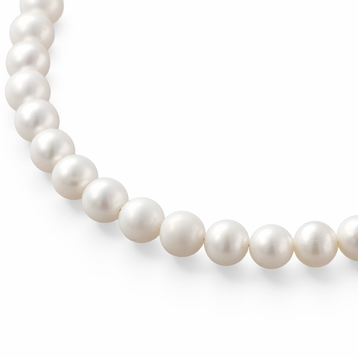 Freshwater Pearl Necklace 6.5-7.5mm Ribbon Clasp