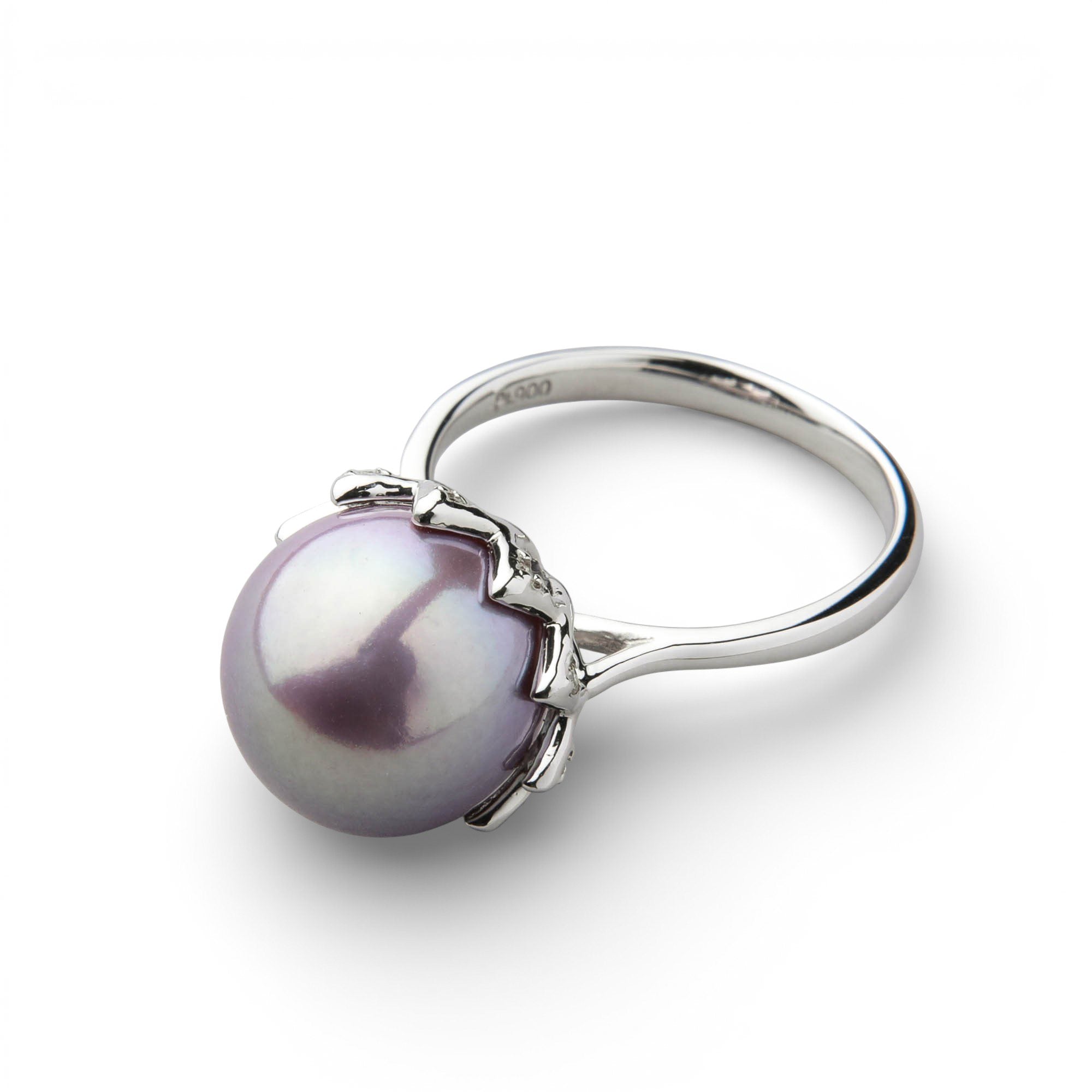 Mauvette Freshwater Pearl Ring 11mmUP PT900