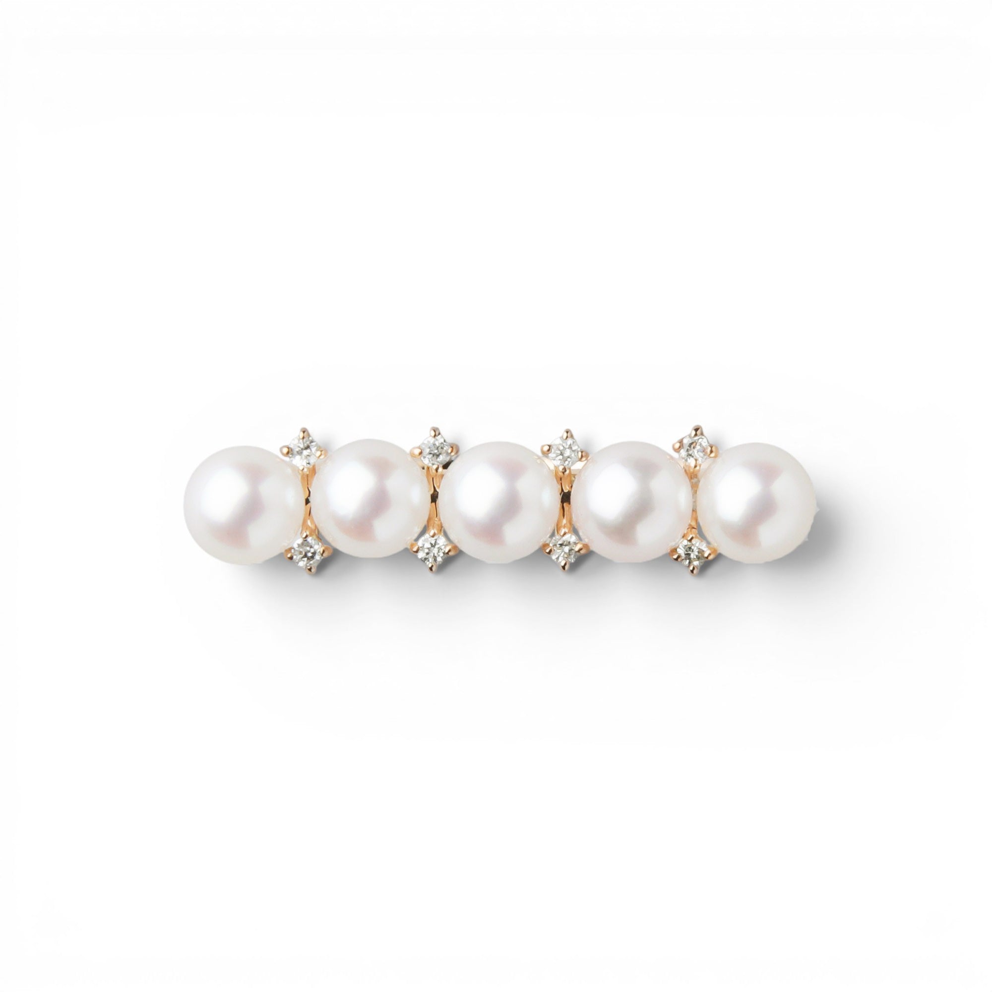 Carina Akoya Pearl 5-Pearl Ring 3.5-4.0mm K18YG