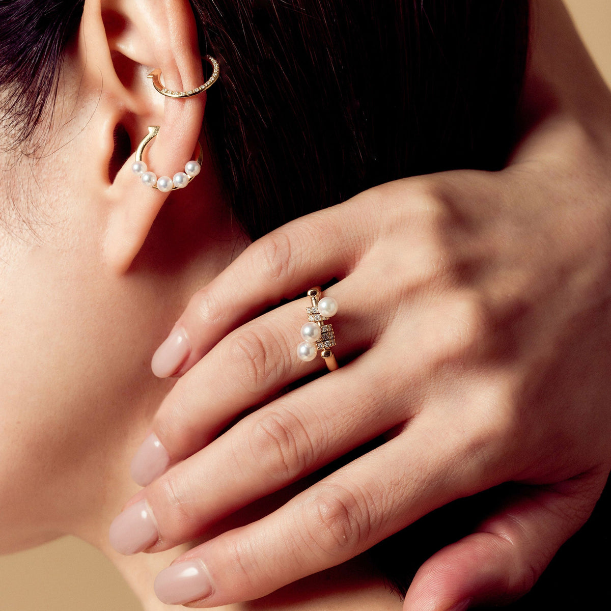MATOA Charm Pearl Ring [WSP]