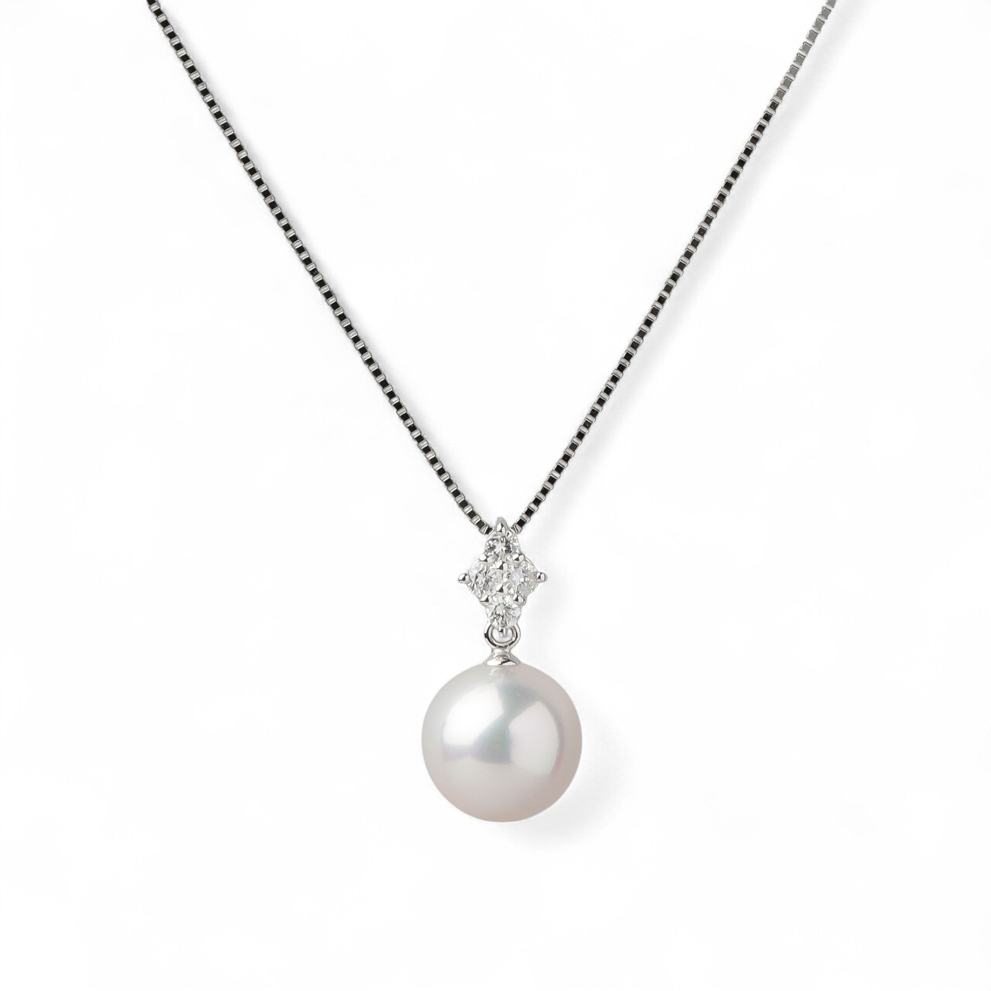 HANADAMA Akoya Pearl Pendant 8.0-8.5mm PT900/850 -Premium-