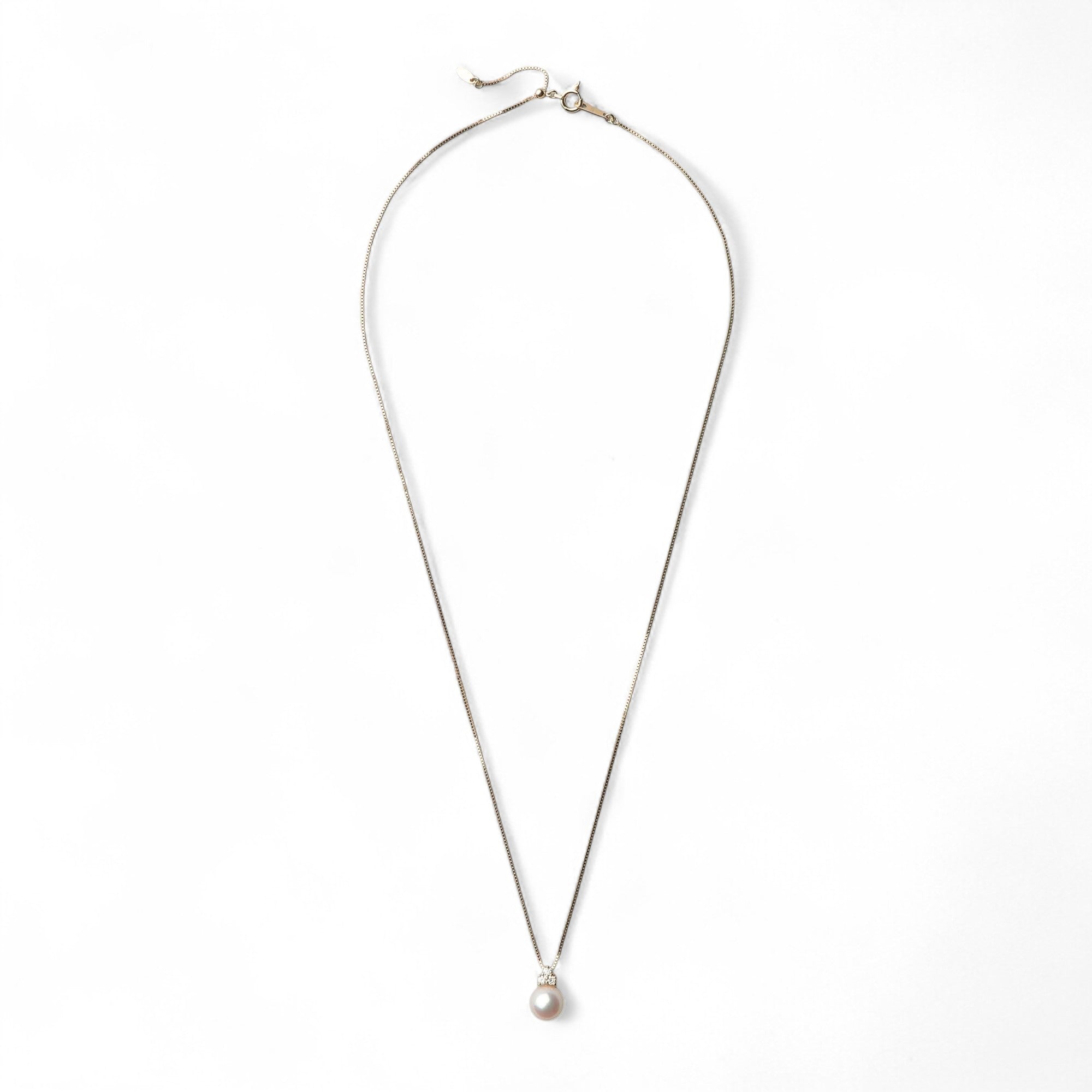 HANADAMA Akoya Pearl Pendant 7.5-8.0mm K18YG -Premium-