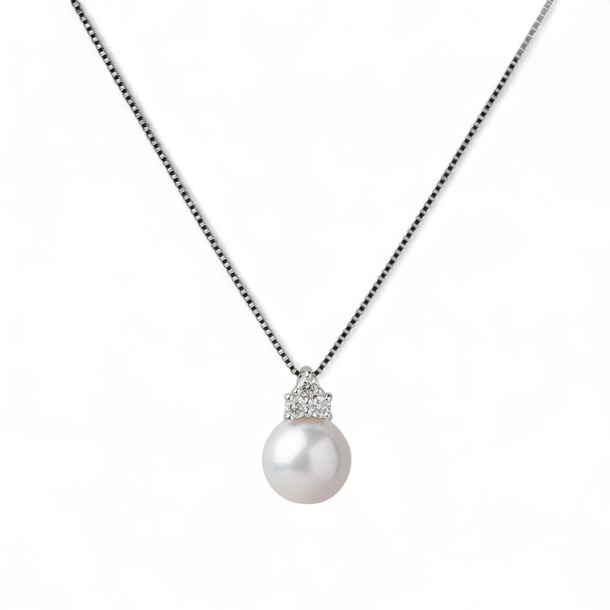 HANADAMA Akoya Pearl Pendant 7.5-8.0mm PT900/850 -Premium-