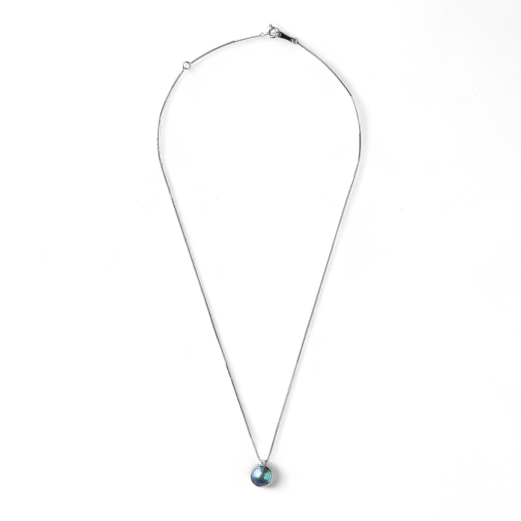 Abalone Pearl Pendant 8mmUP K18YG RhP