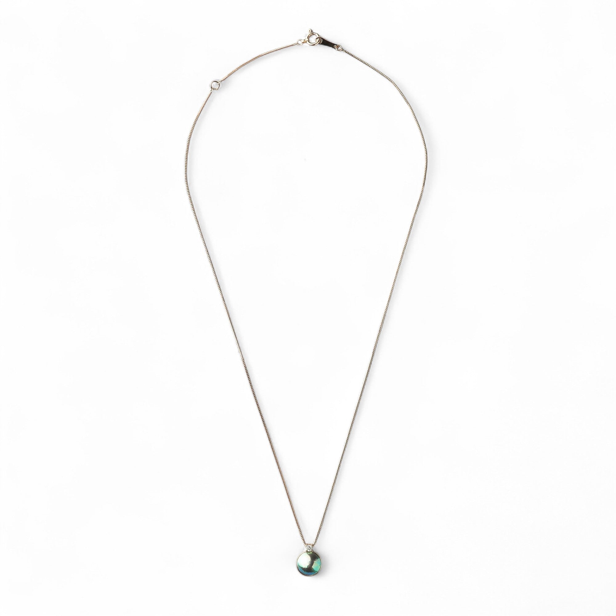 Abalone Pearl Pendant 8mmUP K18YG