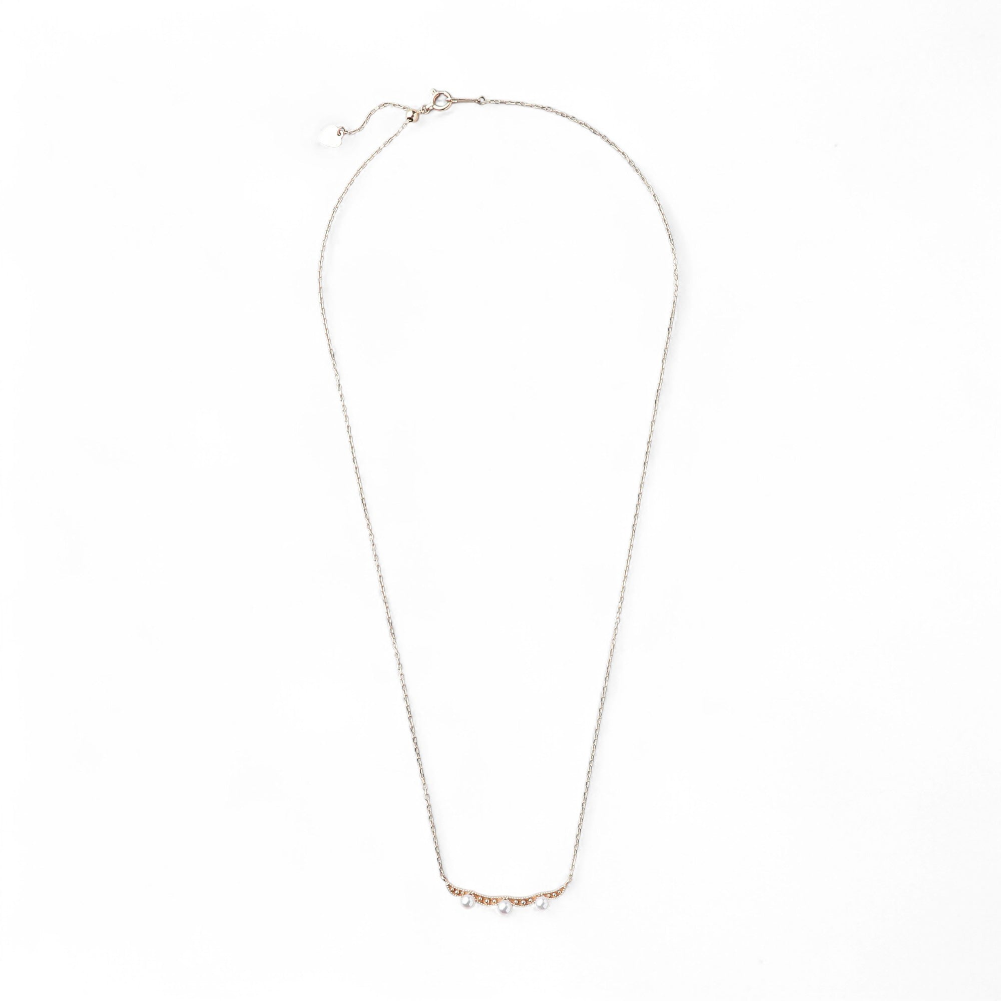Fleur Eclat Akoya Pearl Tiara Pendant 3.0–3.5mm K10YG