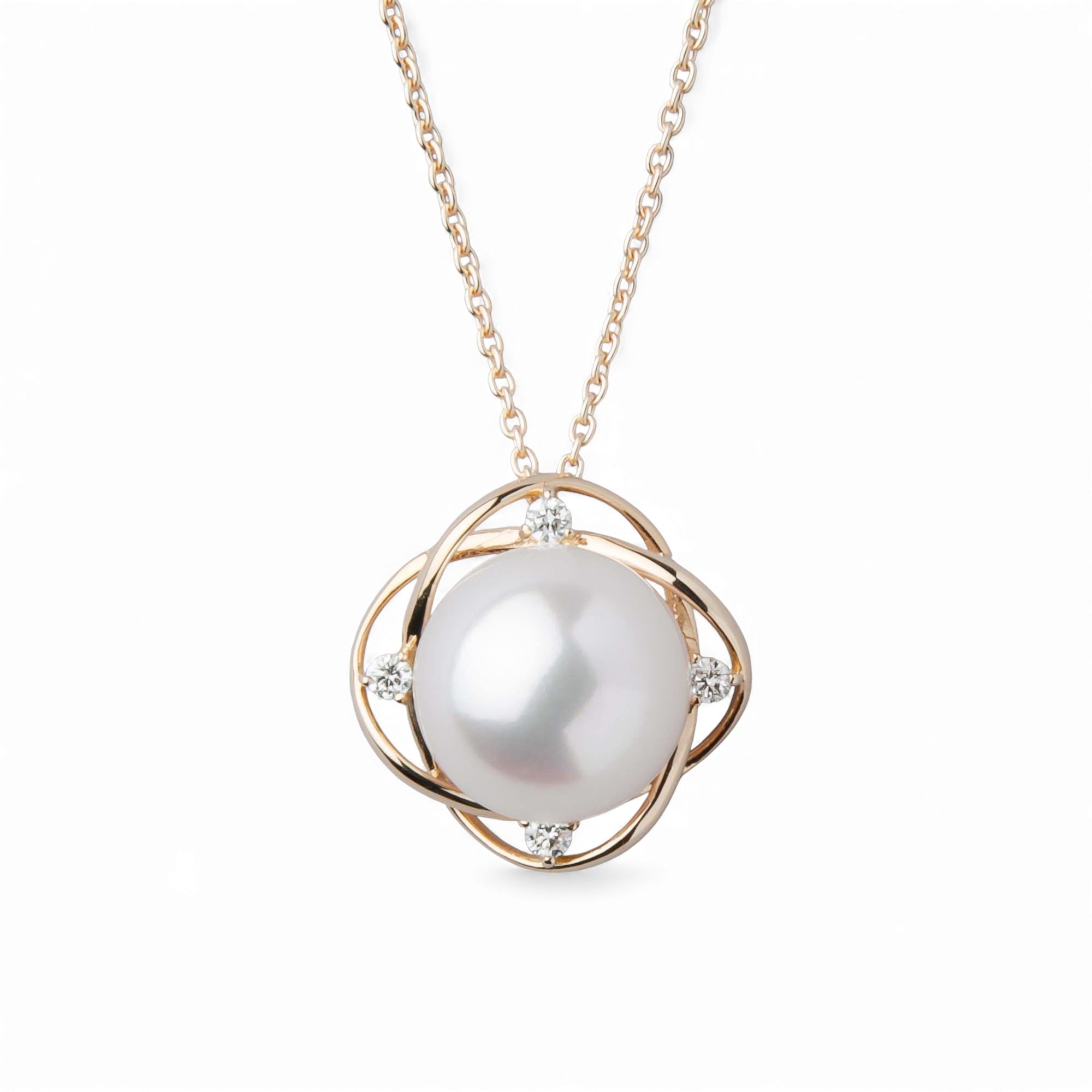 LUXE Akoya珍珠吊墜 8.5–9.0mm K18YG