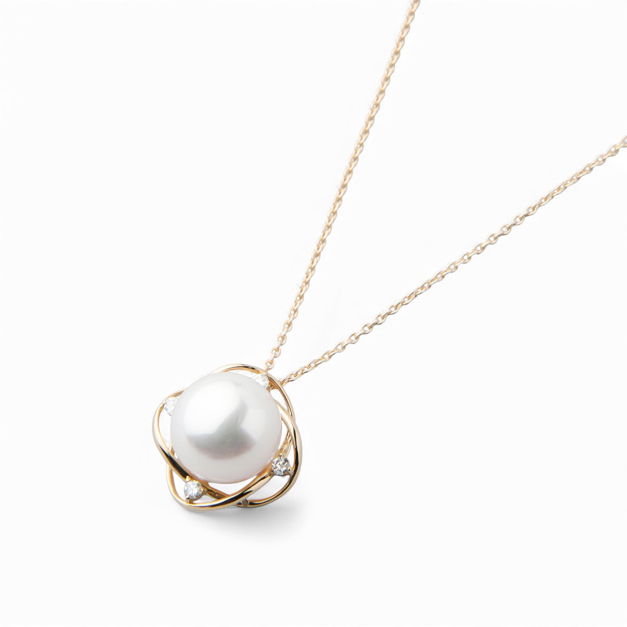 LUXE Akoya Pearl Pendant 8.5–9.0mm K18YG
